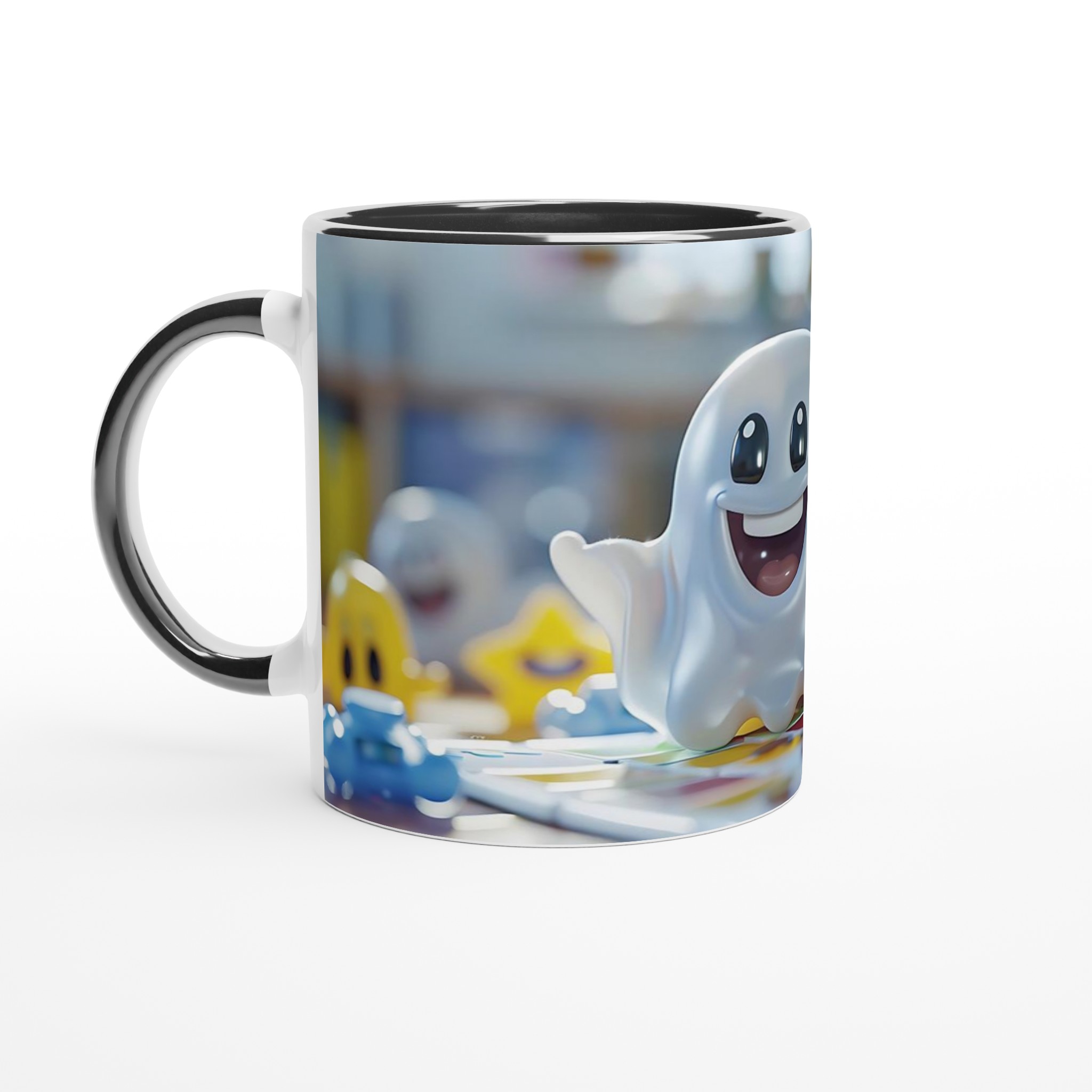 Glad Spöke Keramikmugg - Charmig & Färgglad 11oz Kaffekopp för Lekfulla Stunder 7 e044b941-8ae1-4a0c-8618-cfaf7007d27f