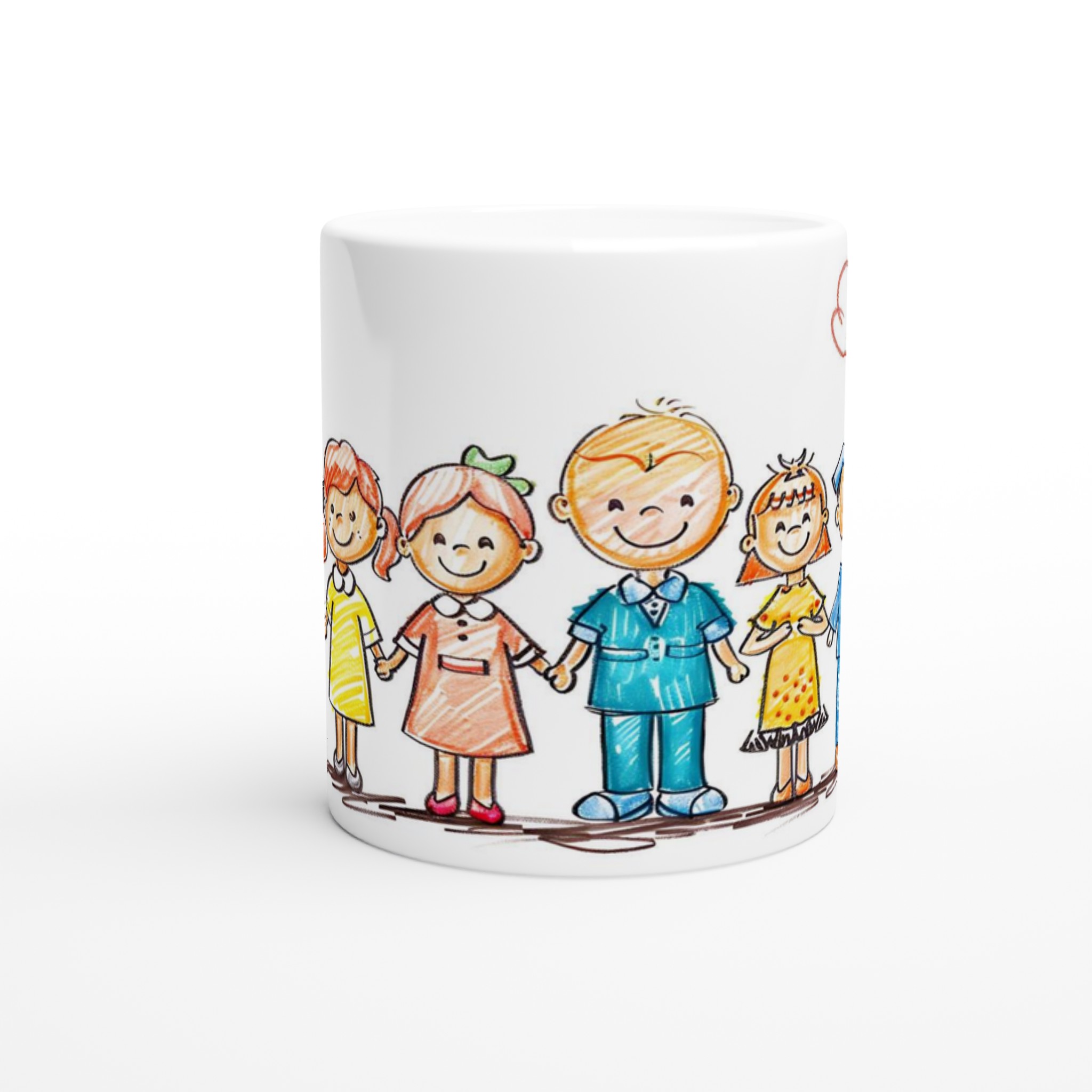 Glädjefull Barndomsmugg - 11oz Keramikmugg i ditt Val av Sju Livfulla Färger 8 e0467495-db4a-46a8-9a03-ac8f8a1aa0fe