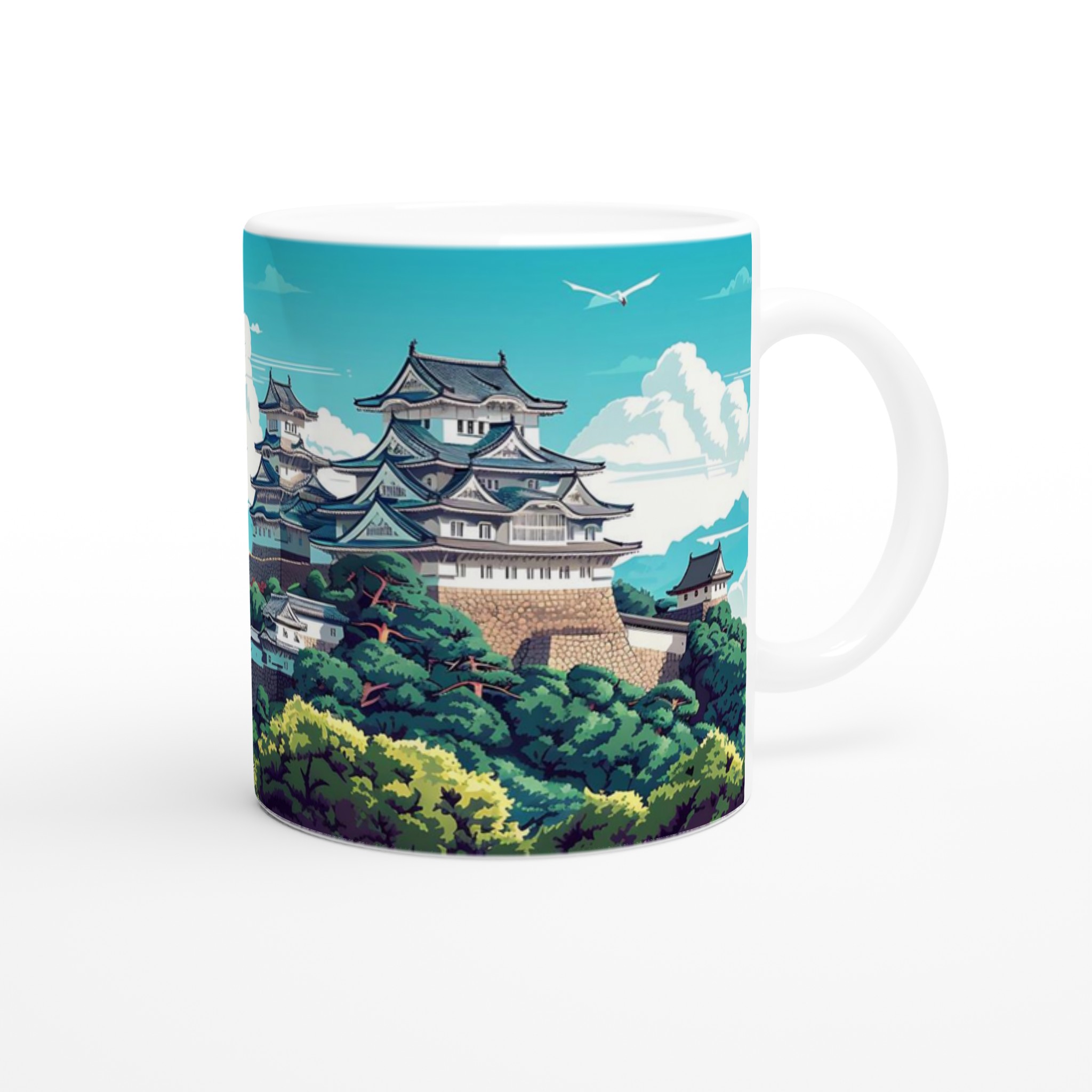 Japansk Zen-Mugg: Klassiska Slott & Berg – Välj Din Färg! 10 e054c3c3-6ece-4ba7-83d2-135e7db3ffcc