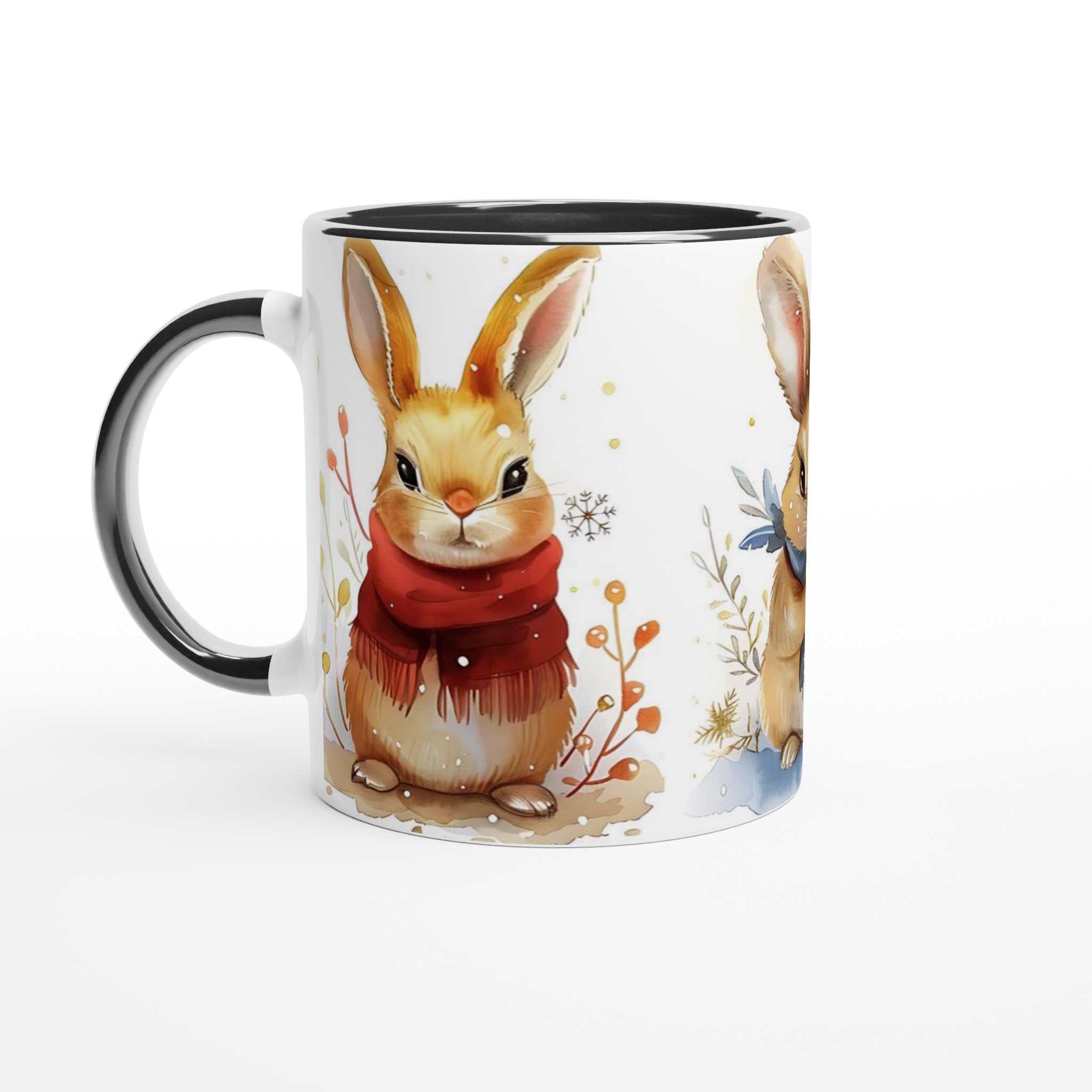 Mysiga Vinterkaniner 11oz Keramisk Mugg – Välj bland 7 Livfulla Färger för Din Favoritdesign! 7 e05b2b6b-dac3-4864-ab6d-9966be026d5d