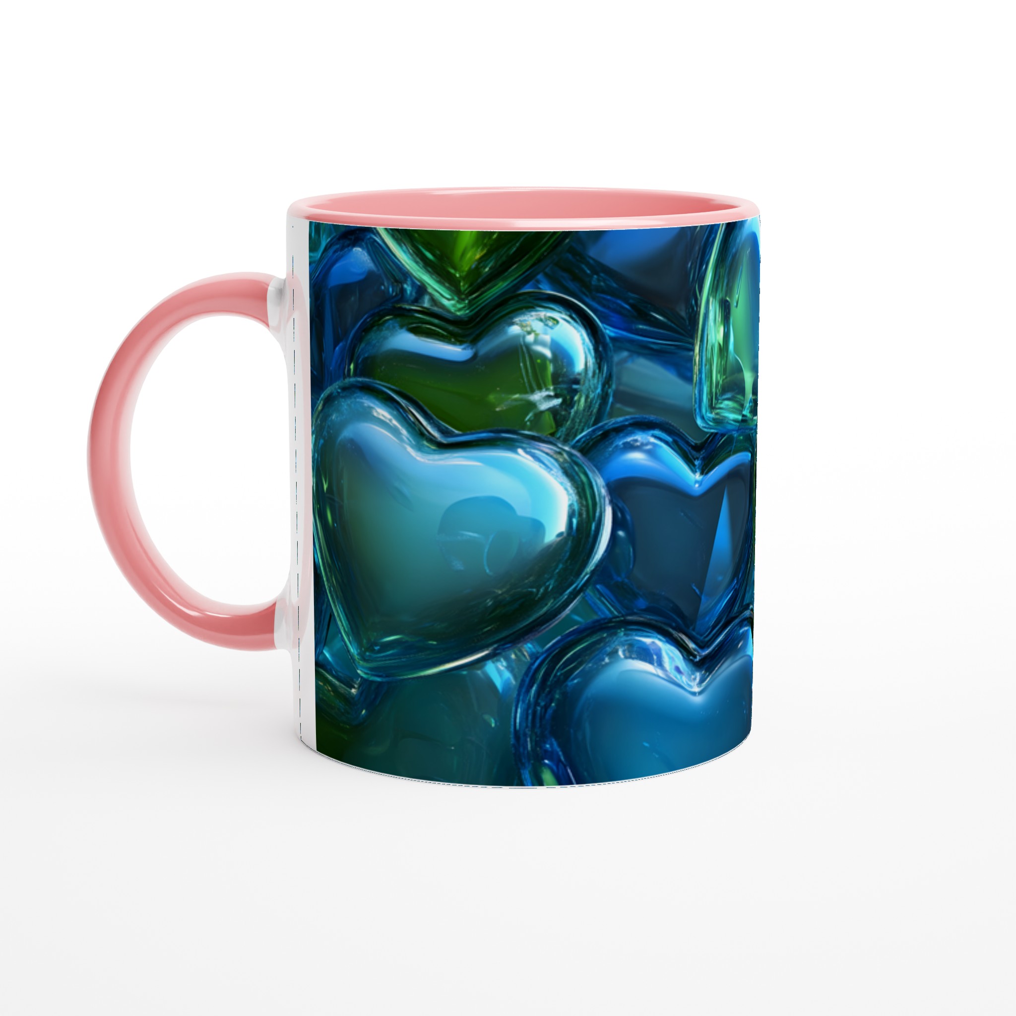 Kärlekens Nyanser Keramisk Mugg – Levande Blå och Grön Design, 11 oz 6 e0623d05-0e81-4db6-b8b3-144f706cb8ec