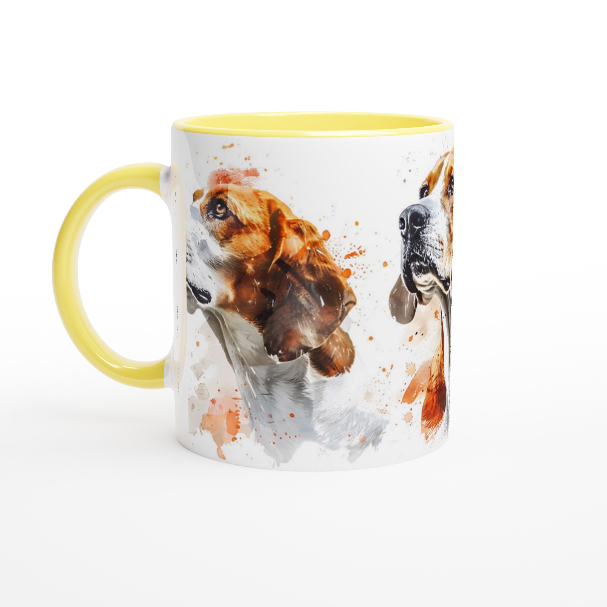 Abstrakt Beagle Akvarell Mugg – Levande Hundporträtt för Djurälskare i Valfri Färg 3 e09053e6-4f4e-4f73-b117-4b9606c6844c