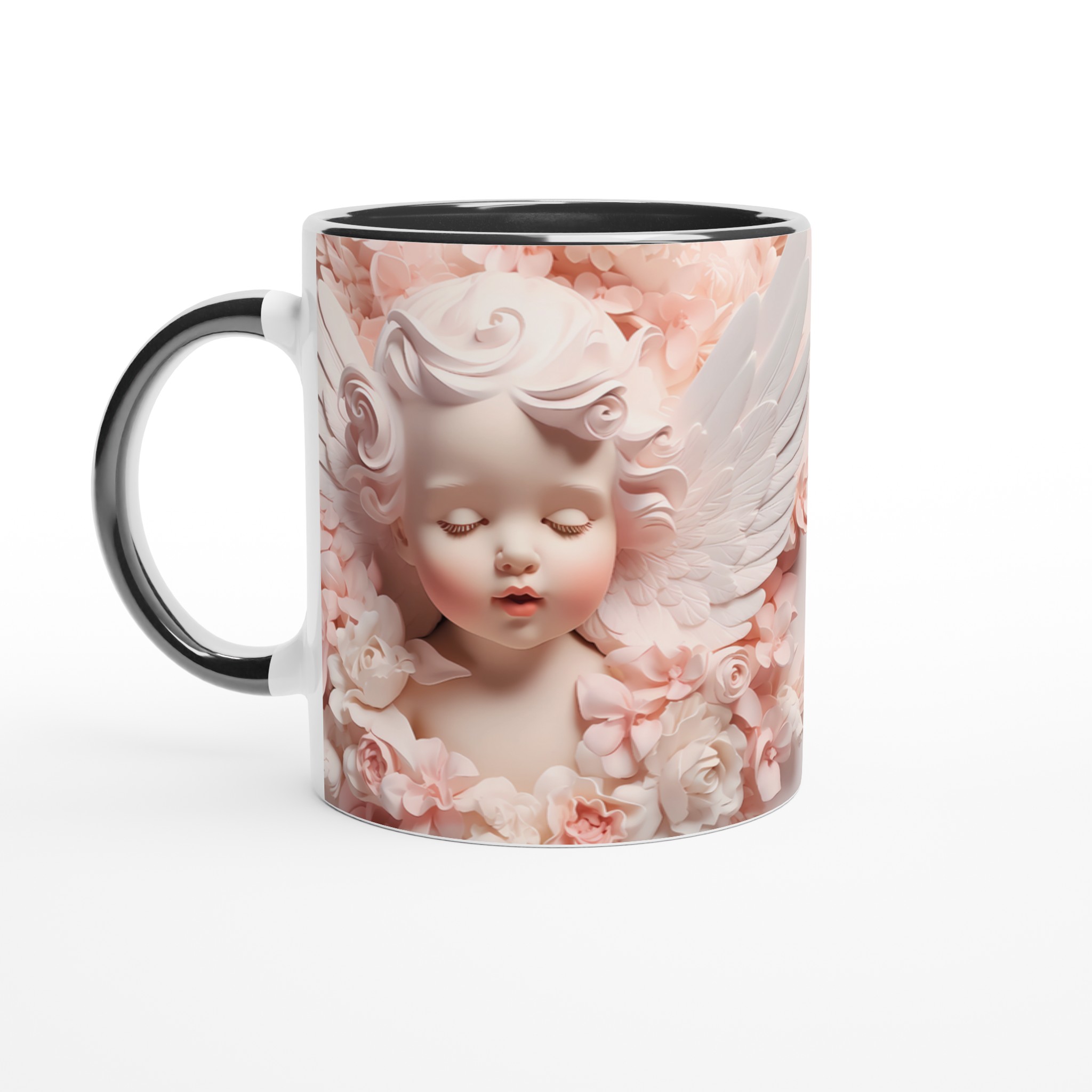 Änglalik Keramisk Mugg – Drömska Pasteller & Vingprydda Motiv | 11 oz Kaffemugg i Din Valfria Färg 7 e0a6eb75-76f3-4a93-8ea2-66e102ab100a