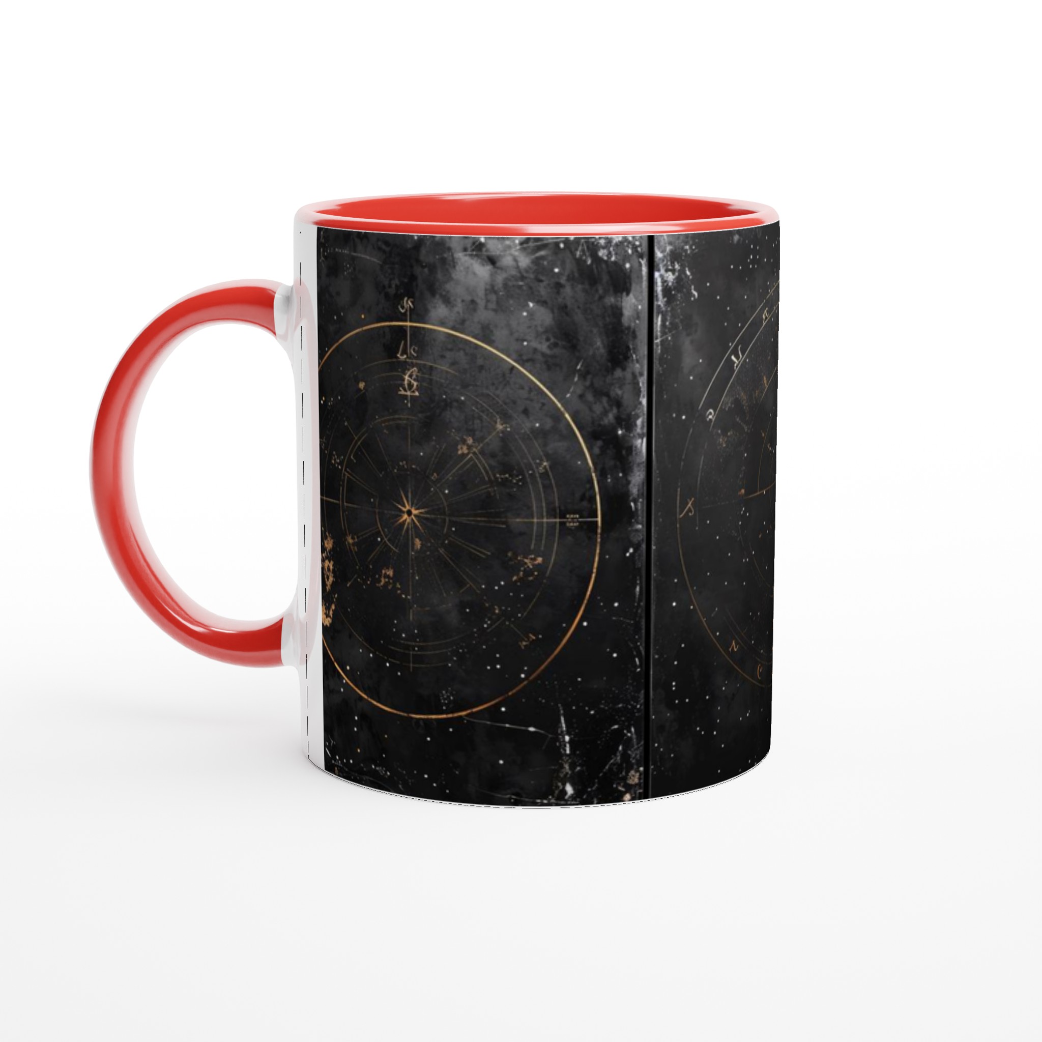 Kosmisk Zodiac Mugg – Svart & Guld Stjärnkarta Keramikmugg i ditt val av 7 färger 2 e0fb4c8b-d049-4f48-93b8-f120a95508af