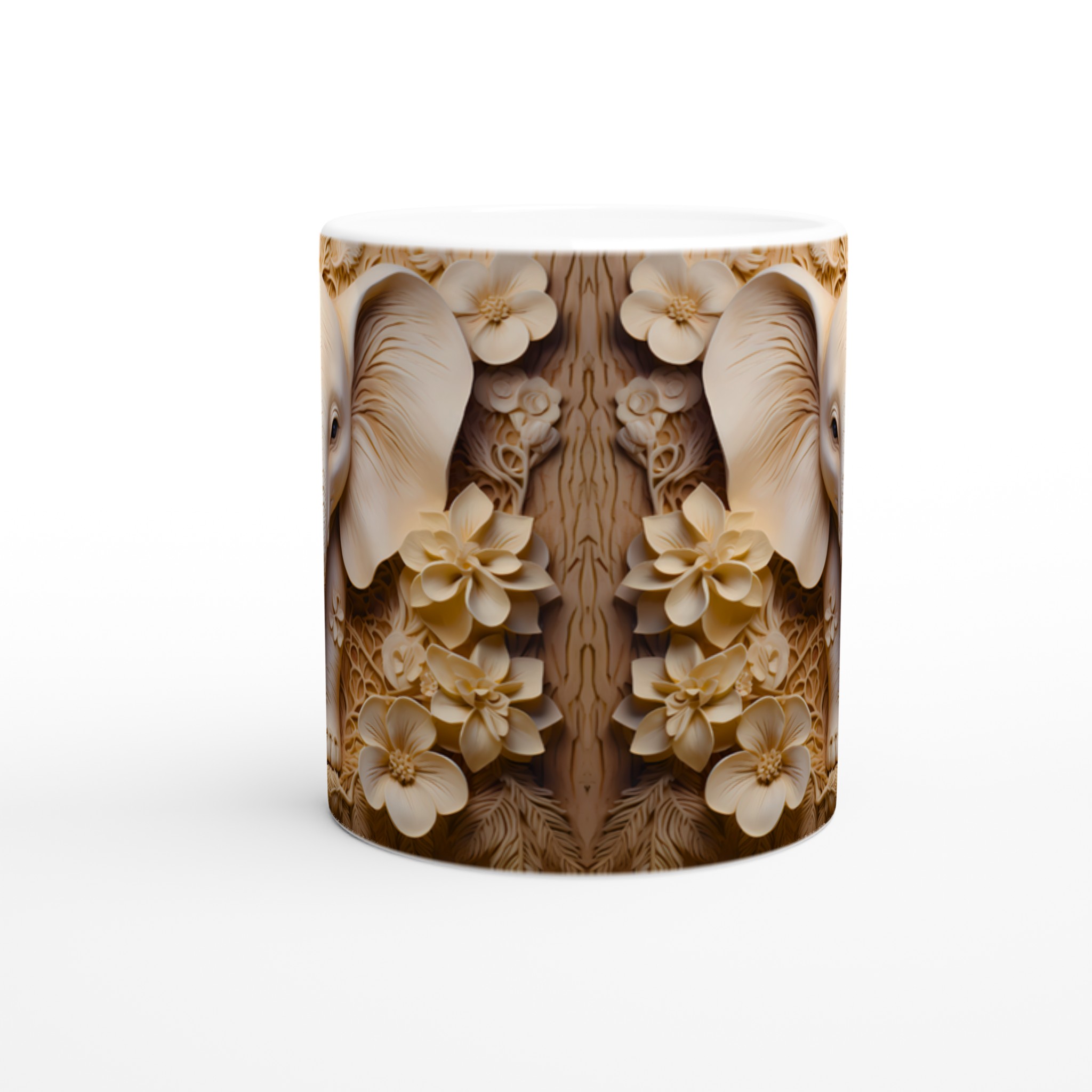Elefant & Blommor 11oz Keramikmugg – Elegant Naturdesign i Din Favoritfärg 8 e1044af2-5dad-44e6-9f06-9abb44eae4fc
