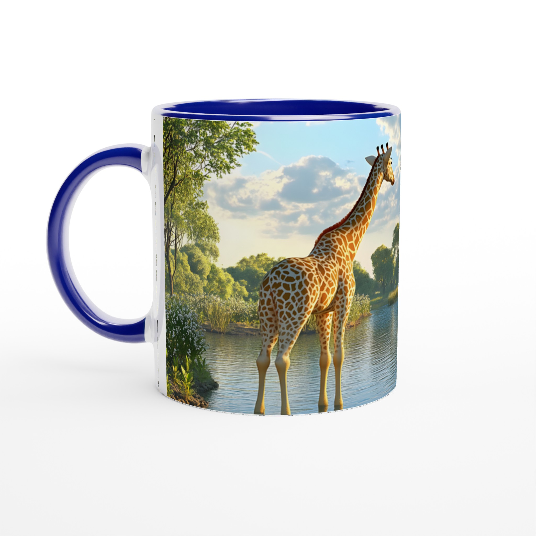 Giraffe i soluppgången – 11oz Keramikmugg med levande Safarimotiv 2 e1738723-2c86-4f7c-b903-5659ba8dcc66