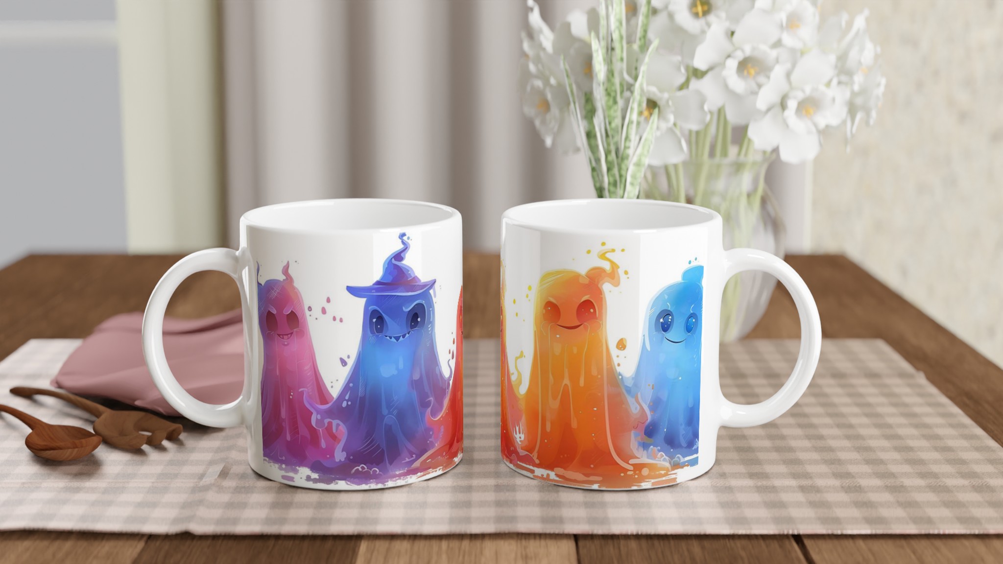 Färgsprakande Spökmugg – Lekfull 11oz Keramisk Mugg för Kaffe & Te i Flera Färger 10 e1baa775-a921-4f8e-a783-6e9bdc7d693e