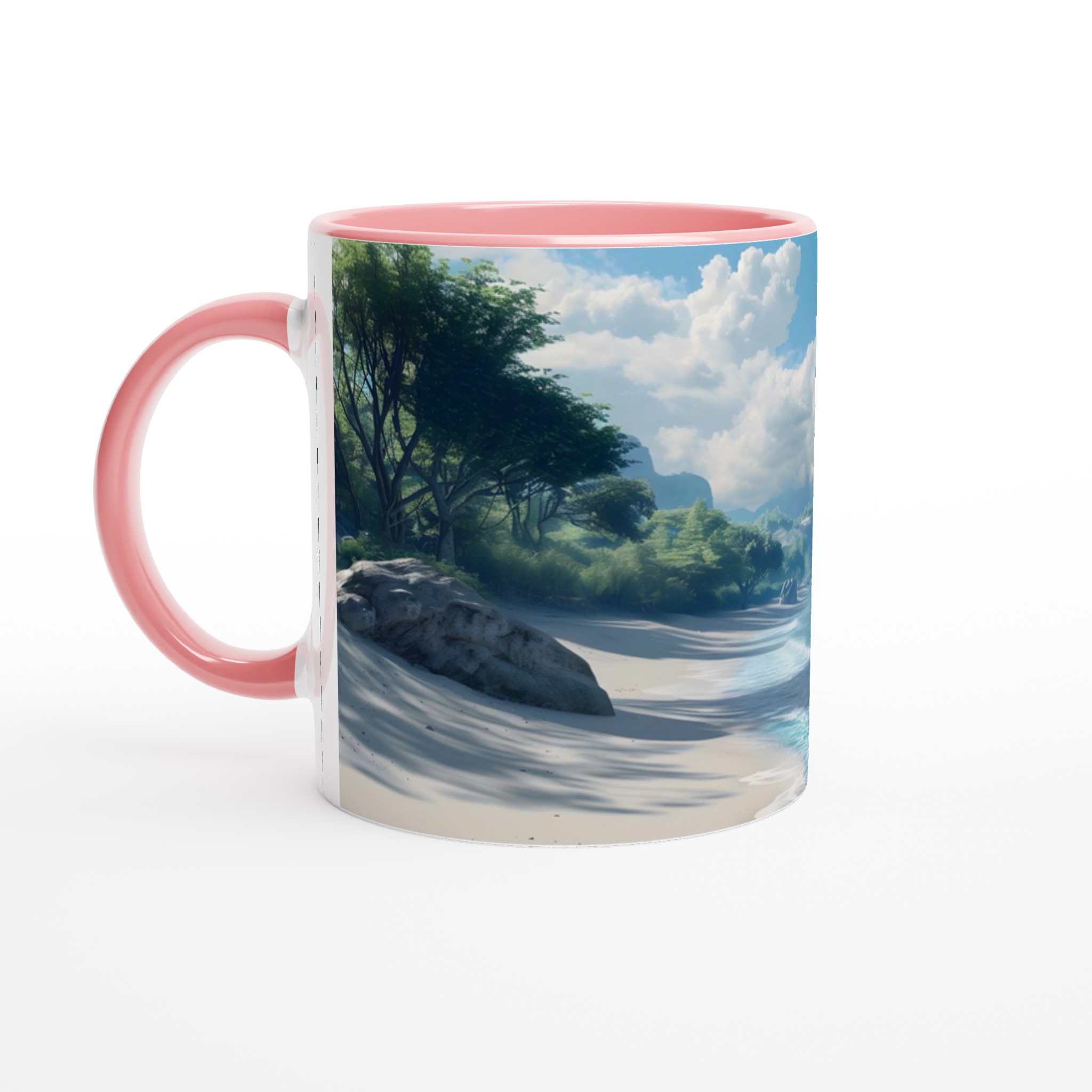 Tropisk Drömstrand 11oz Keramikmugg – Välj bland 7 Livfulla Färger 6 e234fefc-7675-436e-9cad-e9f7dab746b0