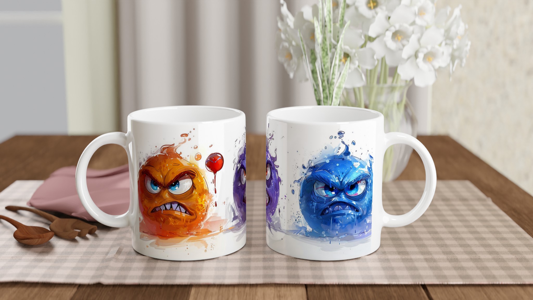 Humörig Monster Mugg – Uttrycksfull 11oz Keramikmugg i ditt Val av Färg! 11 e24d3dfc-b52c-4335-b7a8-da157dd46741