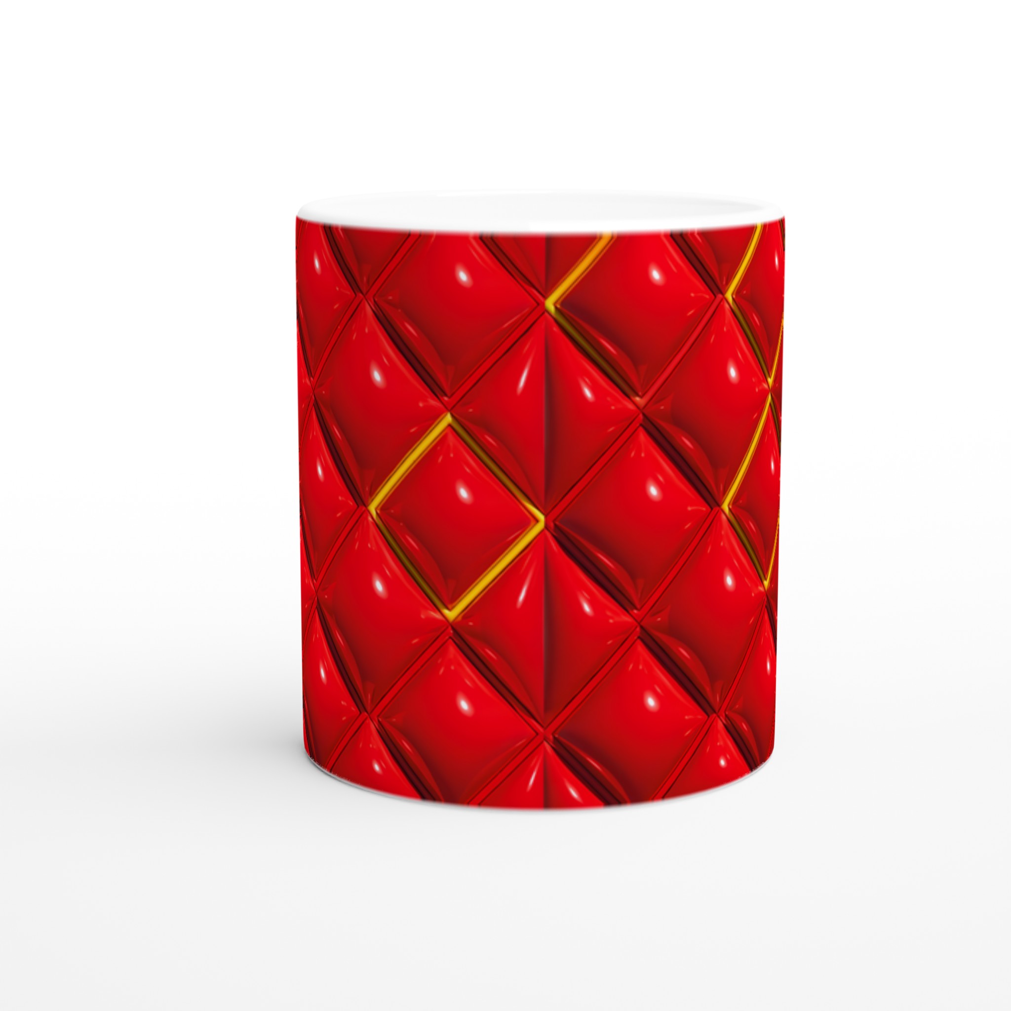 Lyxig Quilted Red & Guld 11oz Keramisk Mugg – Välj din Färg för en Statement-look! 9 e28ac18b-aa06-4905-95db-8b7dcd167b7e