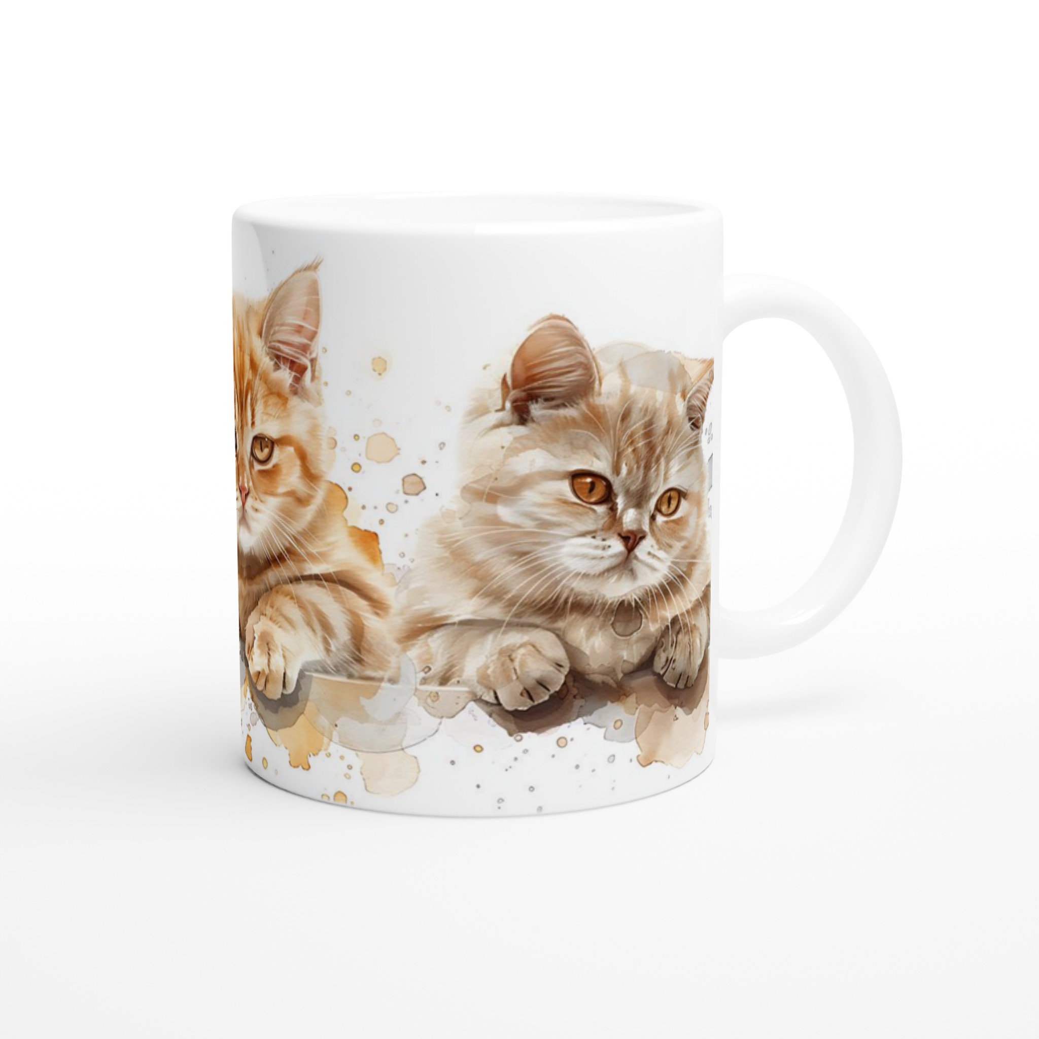 Söta Kattungar Akvarell Mugg – Personlig Kaffeupplevelse i Valfri Färg! 9 e2d483a8-bf8b-414f-8a8d-8171fb703c57