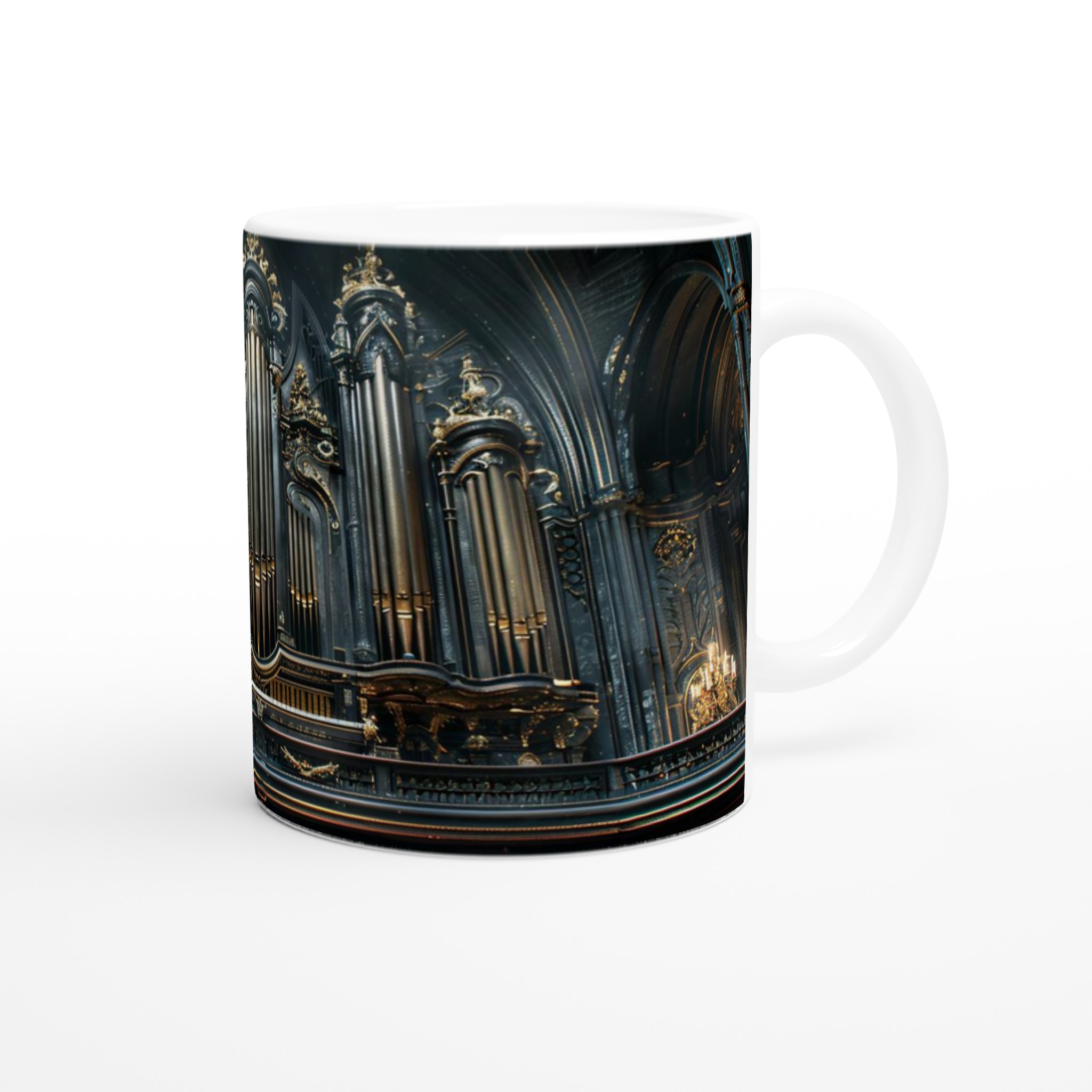 Barockorgel Design Kaffemugg - Lyxig Keramisk Mugg 11oz 9 e3018817-94f5-4dd8-b952-d4b082e0581c