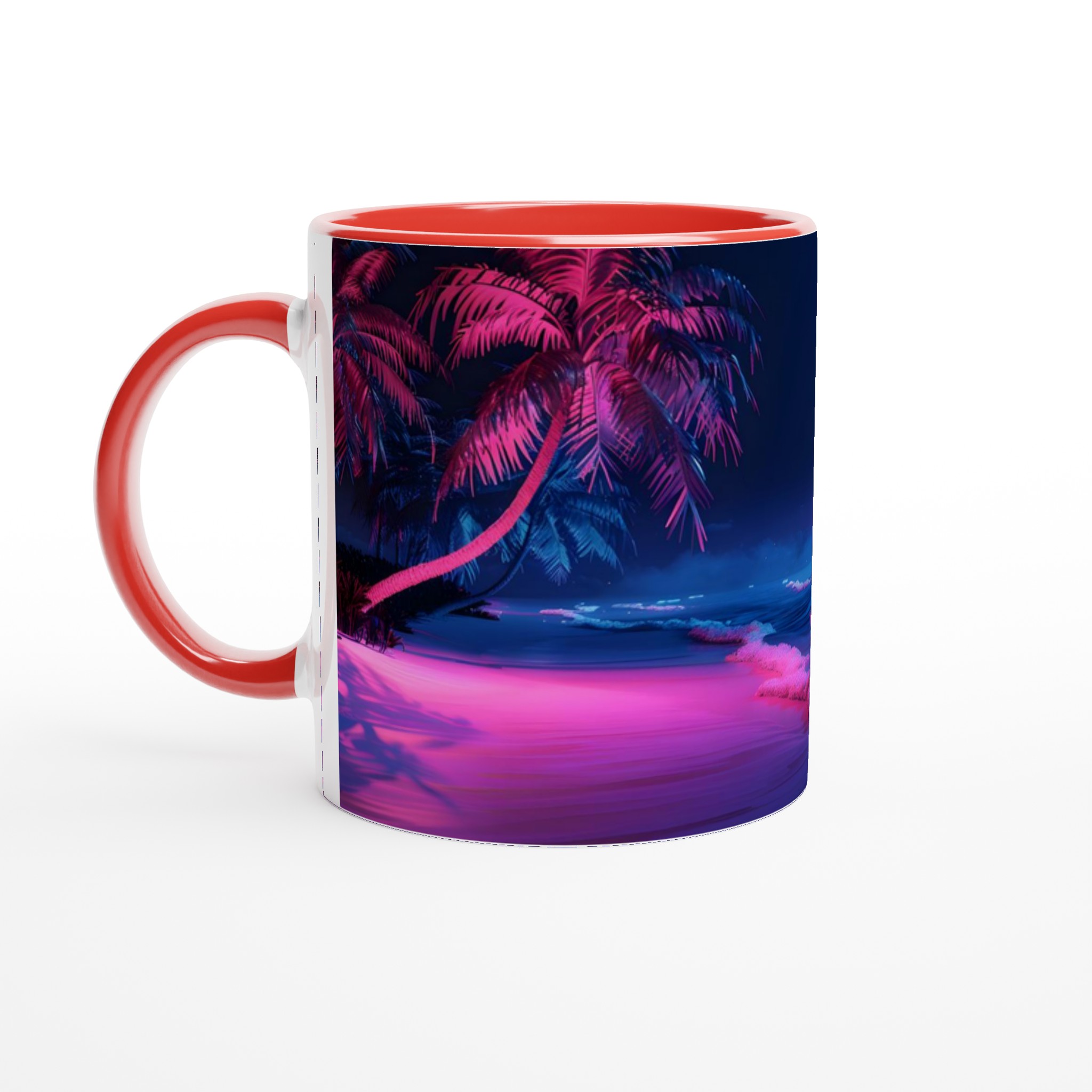 Neon Beach Dream Keramikmugg – 11oz Vibrant Tropisk Natt 5 e3034c5f-7cba-499c-9460-d7c3eed053aa