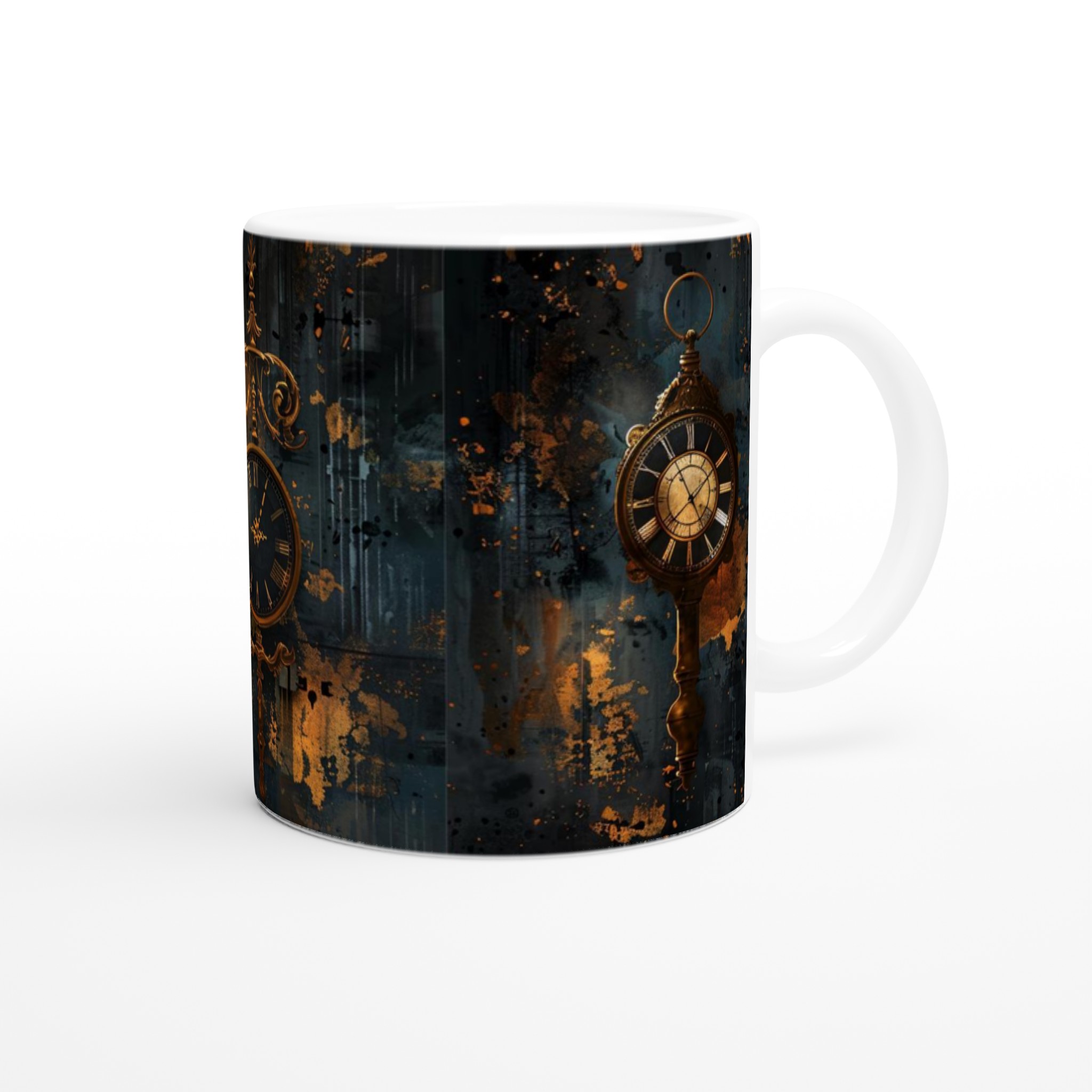 Tidlös Elegans: Steampunk-inspirerad 11oz Keramikmugg i ditt val av färg 9 e30dd9c2-78ab-4b8a-a1d6-e327a633d42d