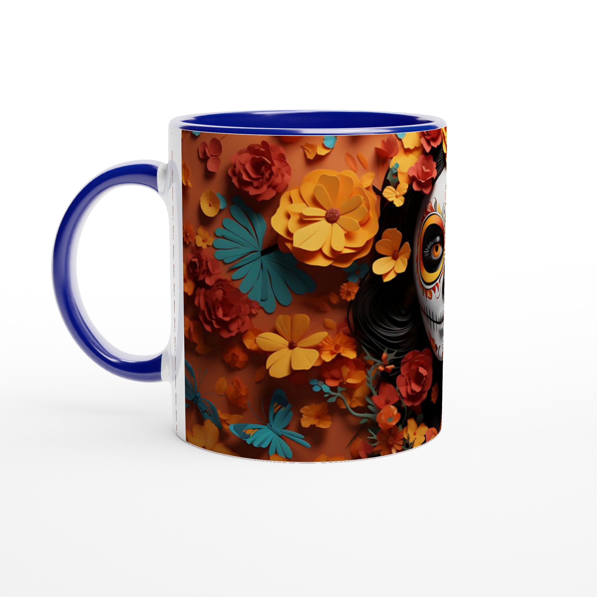 Dia de los Muertos Sugar Skull Mugg – Färgstark Keramik för Kaffe & Te i Sju Livfulla Nyanser 4 e3424c1b-4f32-46f0-9d22-7056cfe33ec5