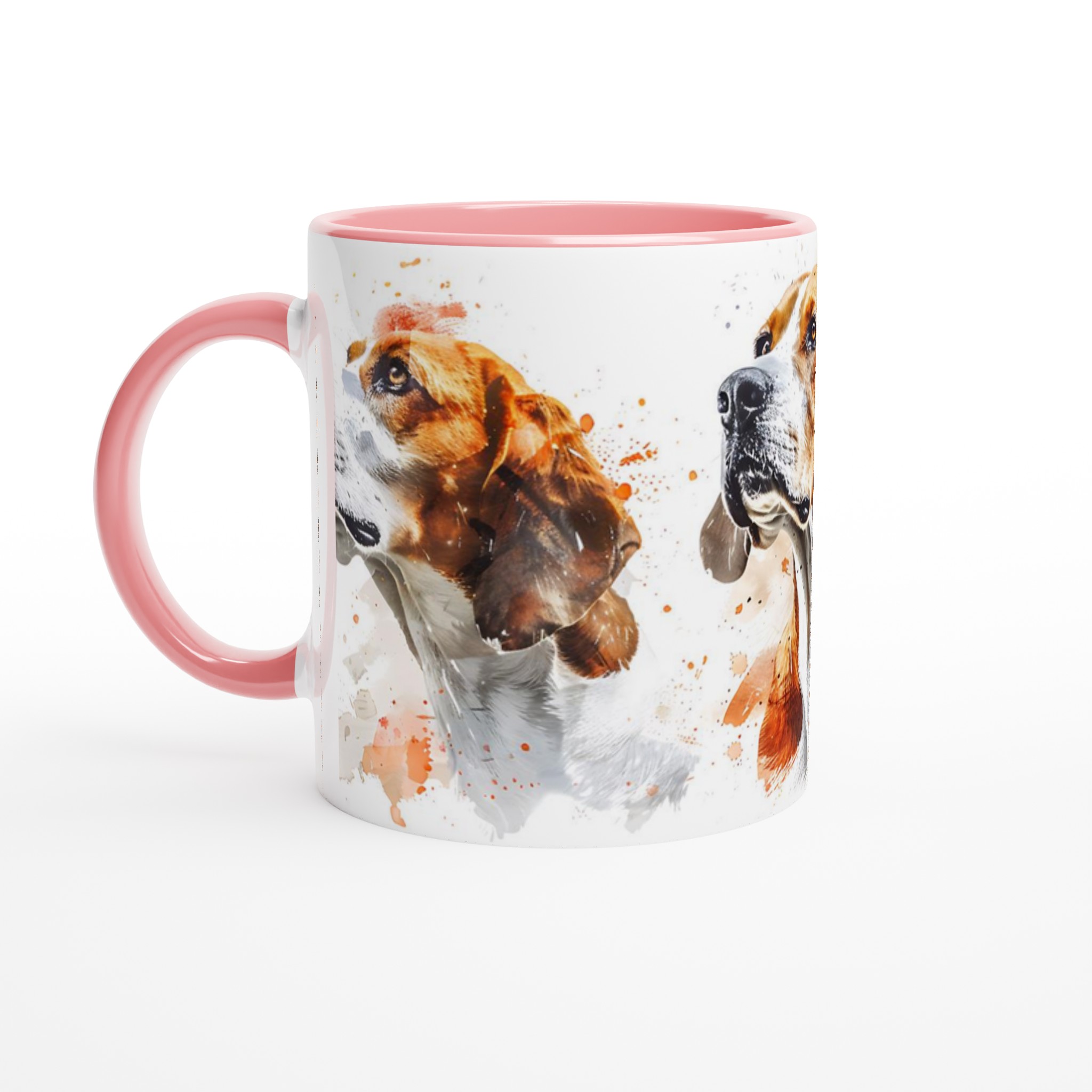 Abstrakt Beagle Akvarell Mugg – Levande Hundporträtt för Djurälskare i Valfri Färg 4 e3924111-8beb-4d8c-b160-04cc1bbf8fa0