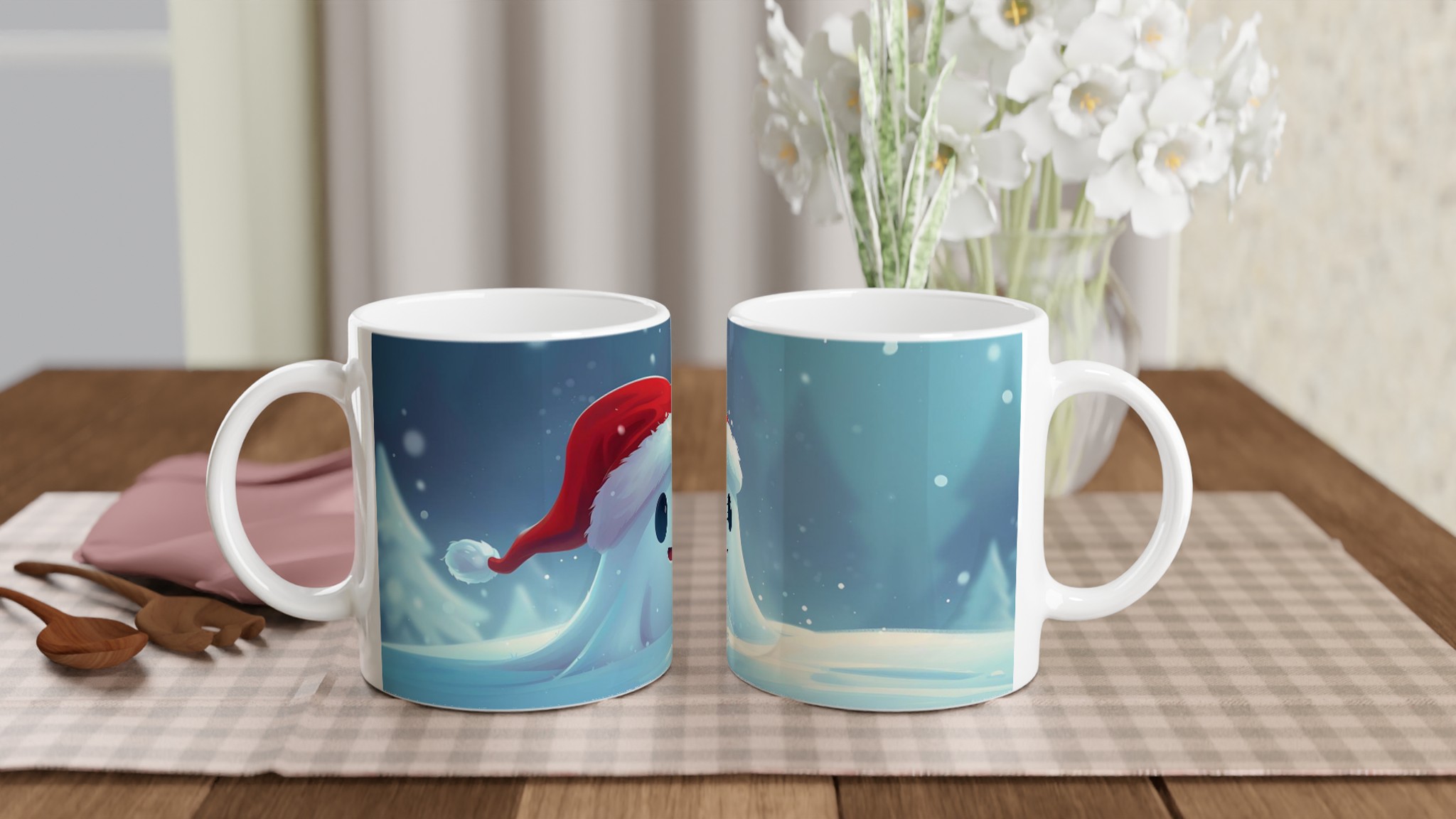Glad Snögubbe i Tomteluva – Personlig 11oz Keramikmugg i Valfri Färg för Jul och Vintermys 10 e3a2bd84-19b1-4393-970b-b6e03b89c73d