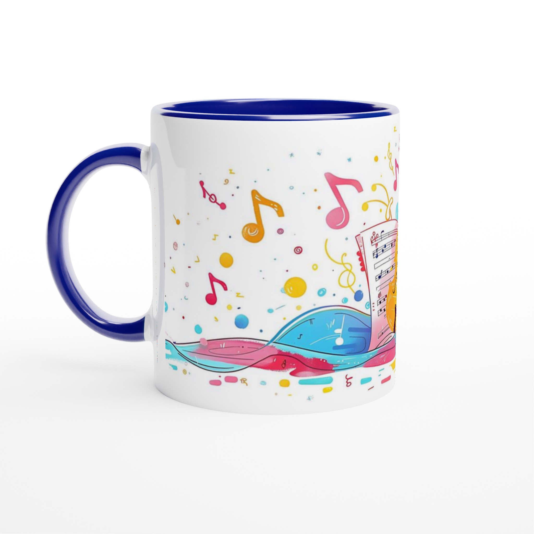 Melodisk Keramikmugg - Livfull Musikdesign & Violin, 11oz – Välj bland 7 Färgstarka Nyanser 4 e4266798-f71f-4df2-be22-392b9cc63234