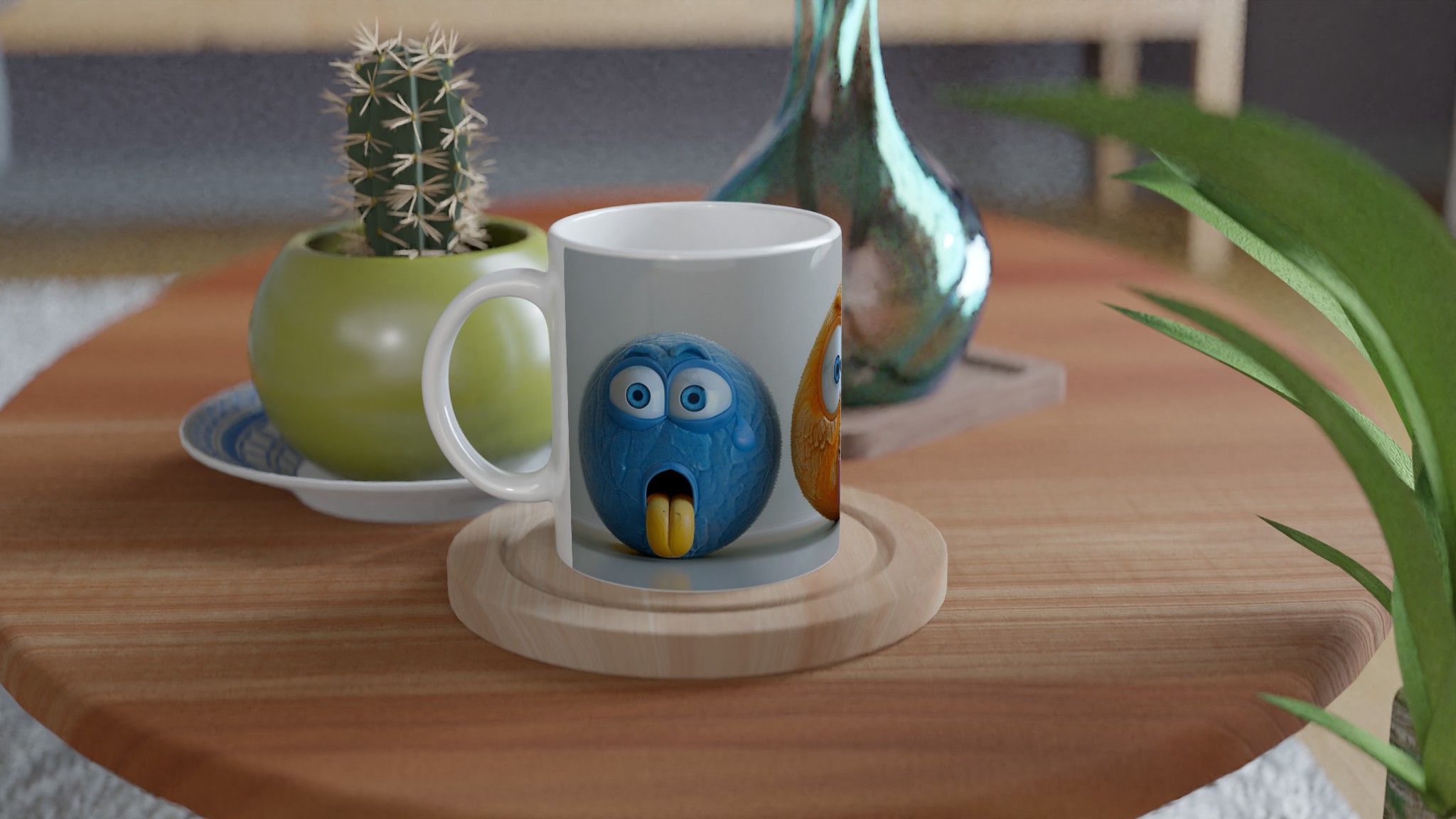 Humoristiska Emoji-Muggar – Uttrycksfull 11oz Keramikmugg i Flera Färger 9 e49d6449-8922-4159-a090-81ce2ac96c86