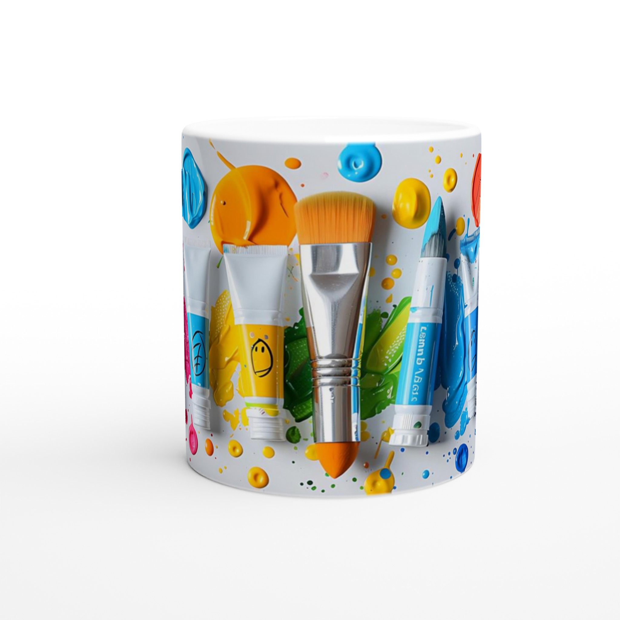 Färgsprakande 11oz keramikmugg – Din kreativa duk för kaffe, te och konst! 8 e50ed2fb-533e-4642-b930-6f0281d56a9a
