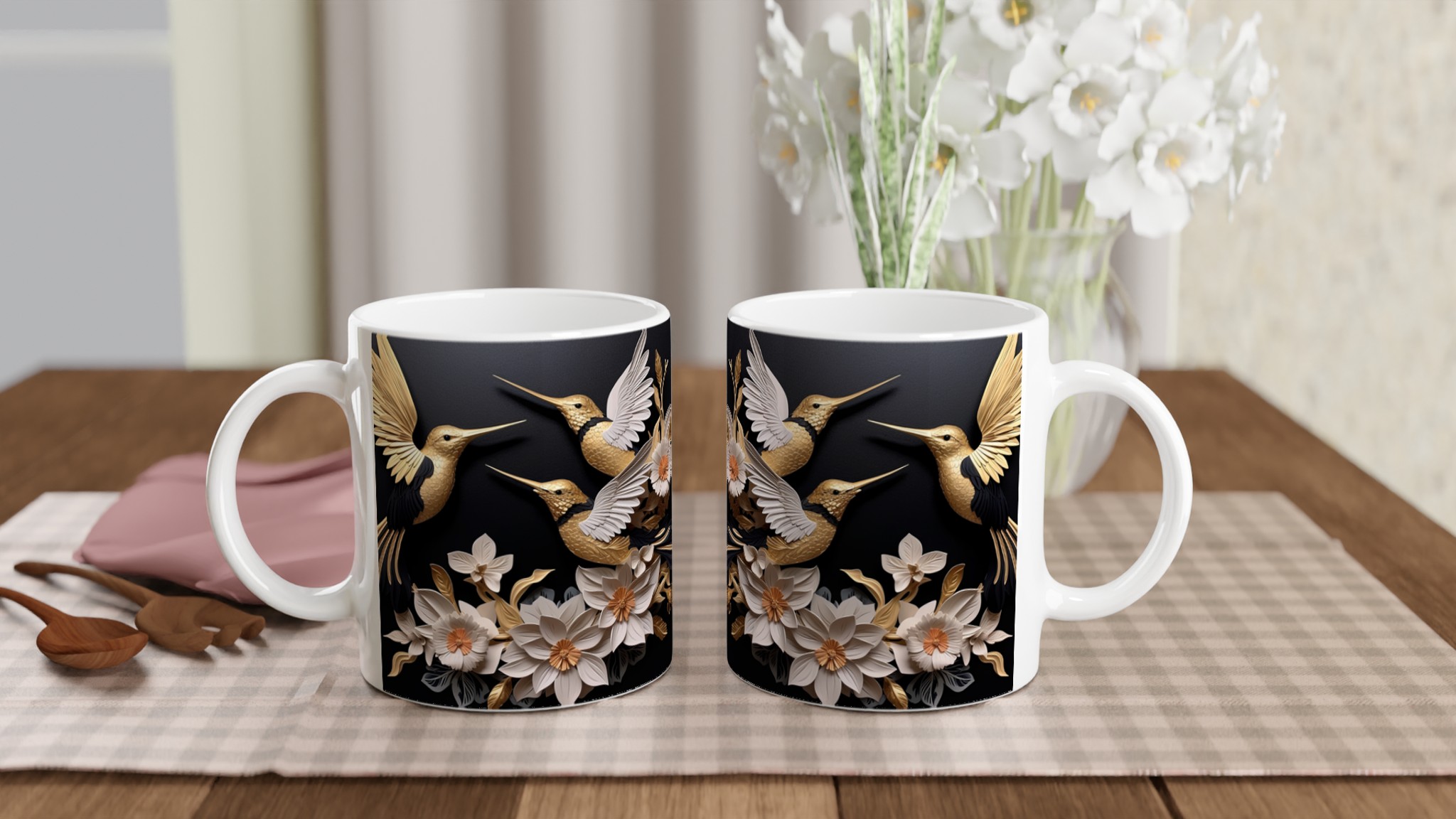 Elegant Kolibrimugg i Guld & Svart – Stilren Keramik för Kaffeälskare, Välj Din Favoritfärg! 10 e51ff181-41bf-4b33-a044-9f723e4c47d1