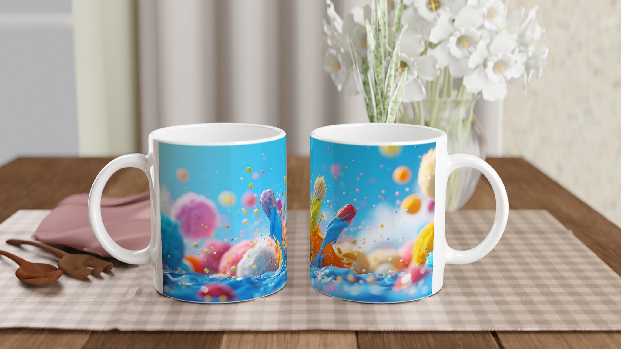 Färgsprakande 11oz Keramisk Mugg – Lekfull Design i Sju Glada Nyanser 10 e56cd600-2eb3-4d25-8658-73db07216ac2