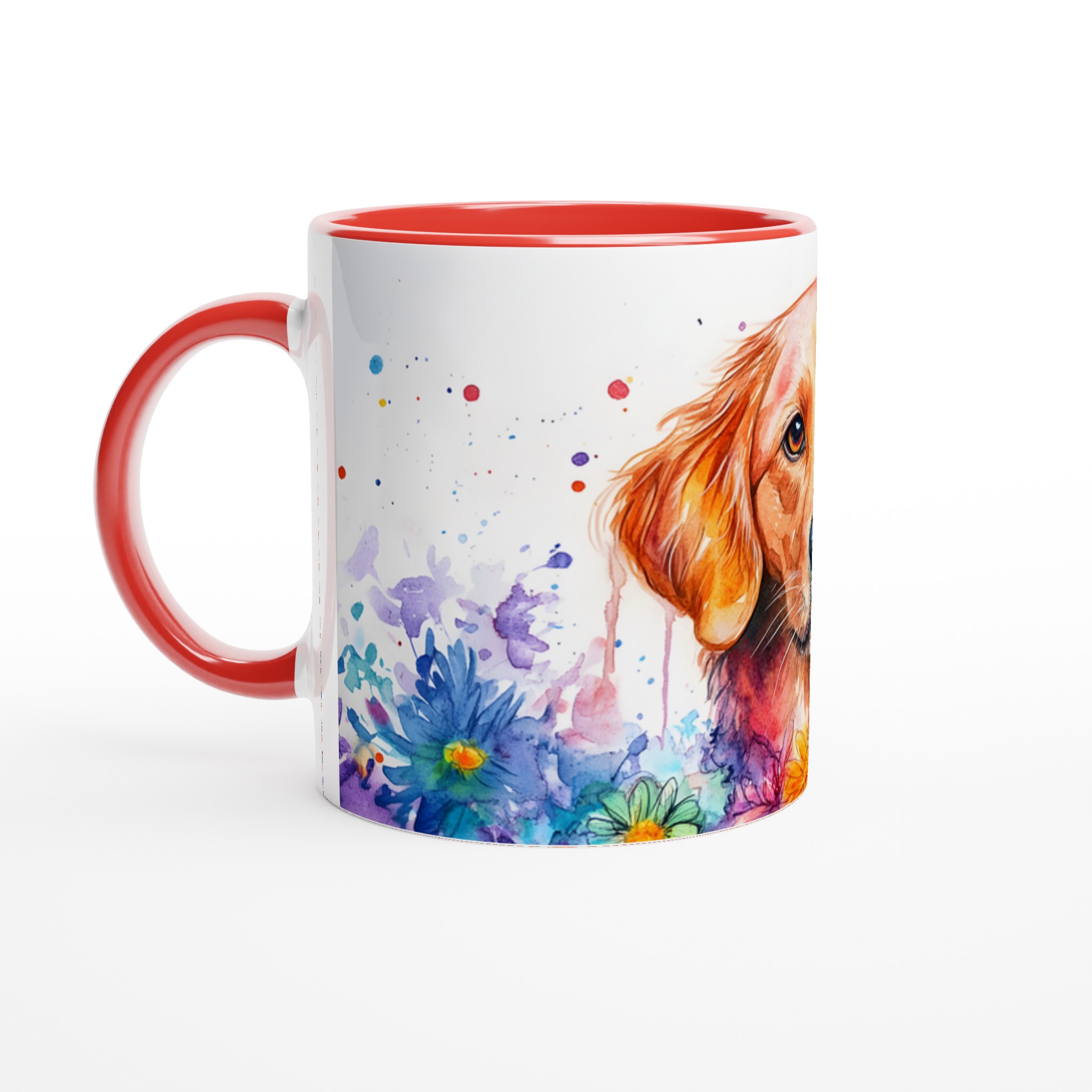 Golden Retriever Akvarellmugg – Färgstark Hundkonst för Kaffe- och Teälskare, 11oz 5 e5dadefe-a5de-404b-b23f-401abe9c3cce