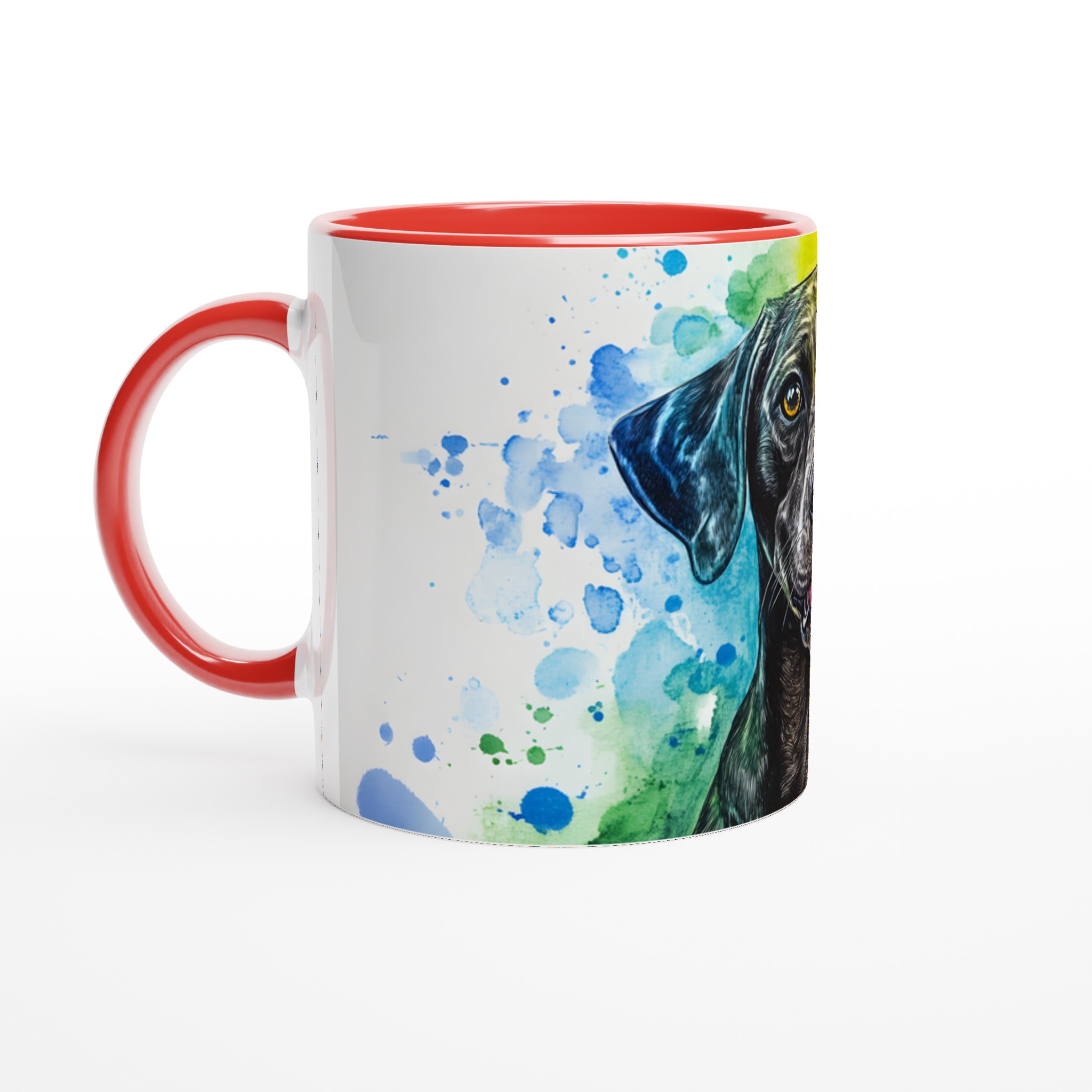 Hund Porträtt Akvarell Mugg | Färgstark Kaffekopp – Välj Din Favoritfärg! 5 e5fff29a-77cb-46e5-bfb6-5b2440b472fe