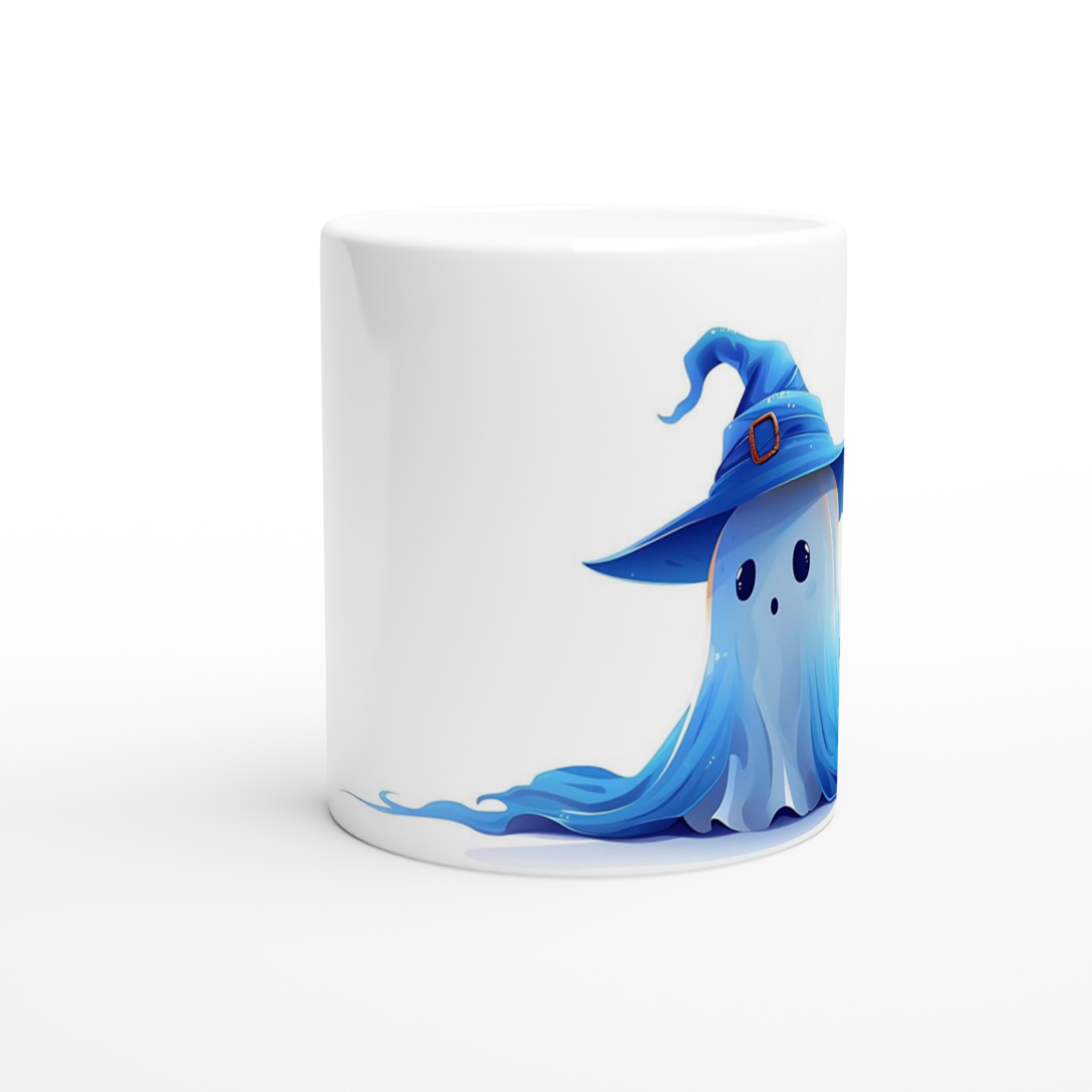 Söt Spök-Mugg med Blå Häxhatt – Charmig 11oz Keramisk Mugg för Kaffe och Te i Flera Färger 9 e60d6339-0266-4f66-990d-50bd5ca386bd
