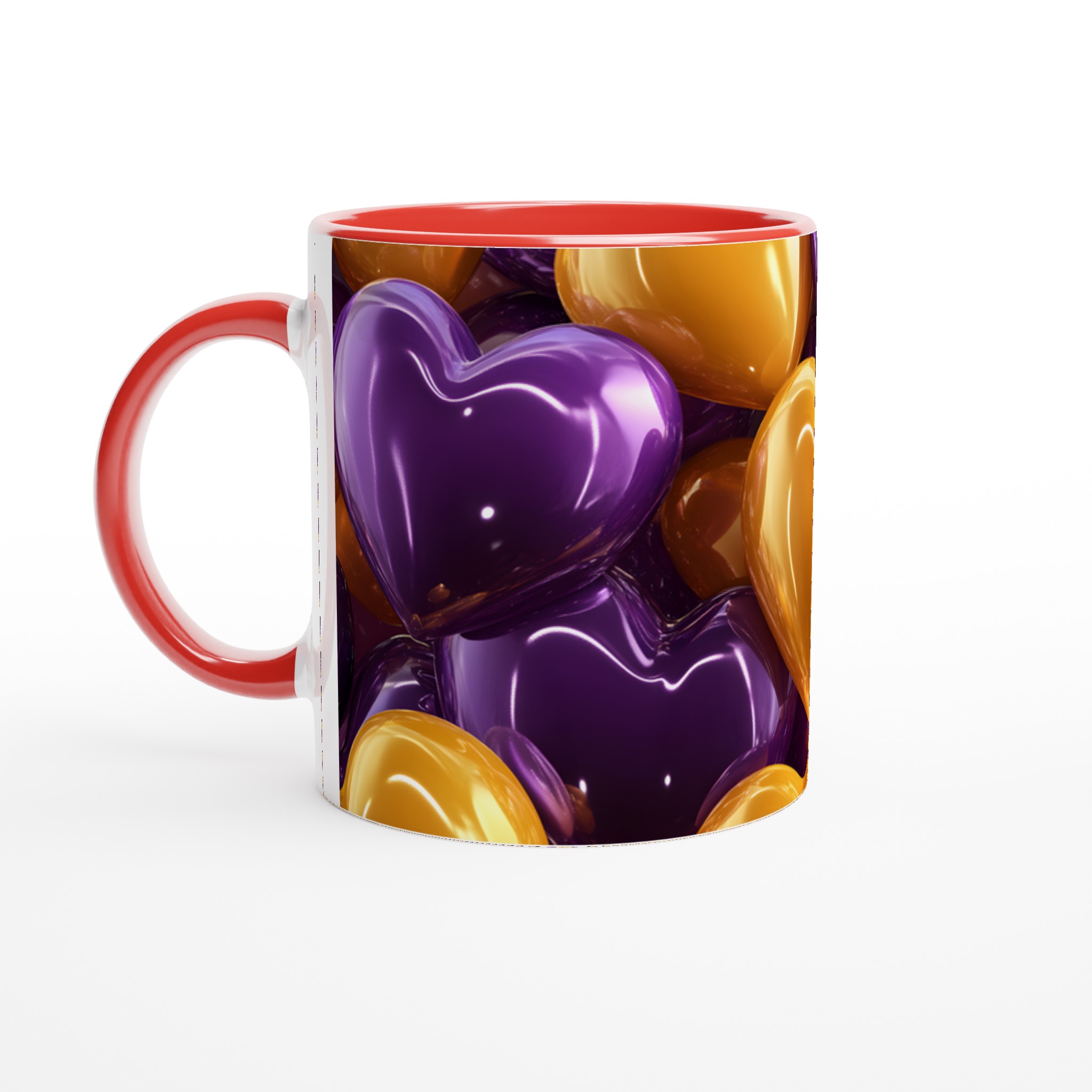 Kärlek i Varje Klunk: 11oz Keramikmugg i Levande Färger 2 e6282fb8-bed9-4b5c-801d-bace34e15b2f