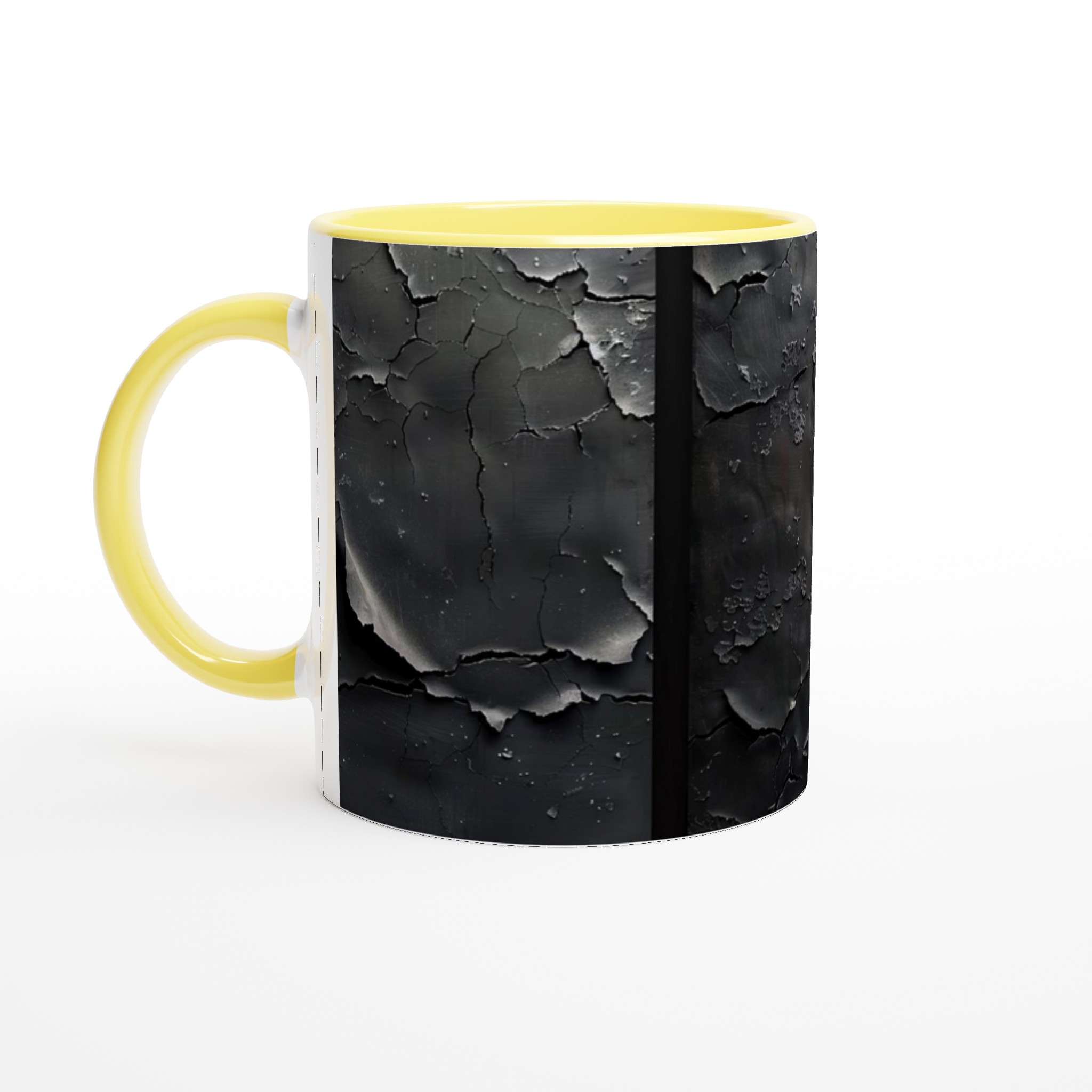 Industrial Elegance 11oz Keramisk Mugg – Rustik Textur med Röd Accent, Välj din färg! 5 e6754447-58af-49de-86c9-cb6b2de369d9
