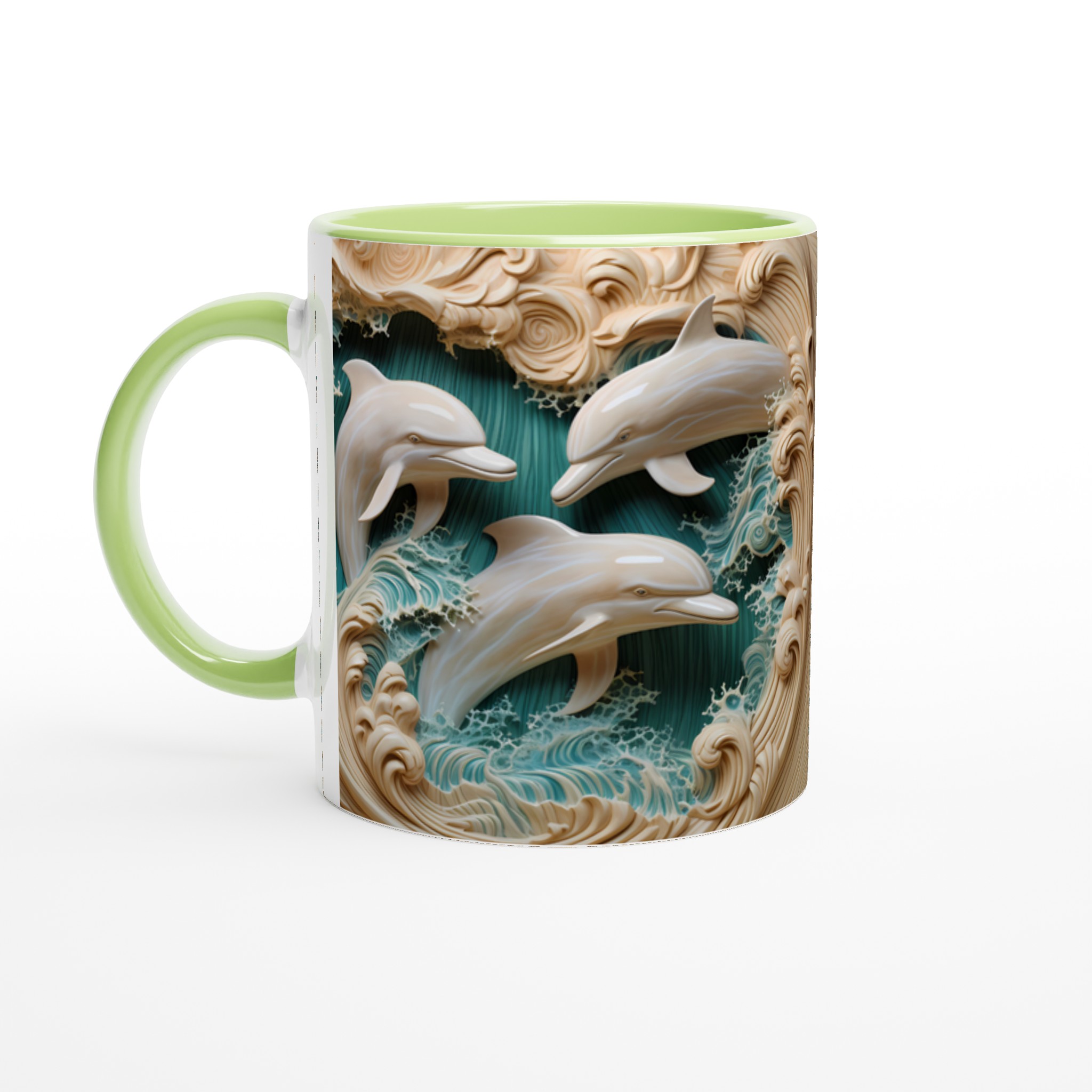 Havsinspirerad 11oz keramisk mugg – Låt ditt motiv simma fritt i vågornas dans 3 e71efe00-6889-480e-984d-da48da7ab458