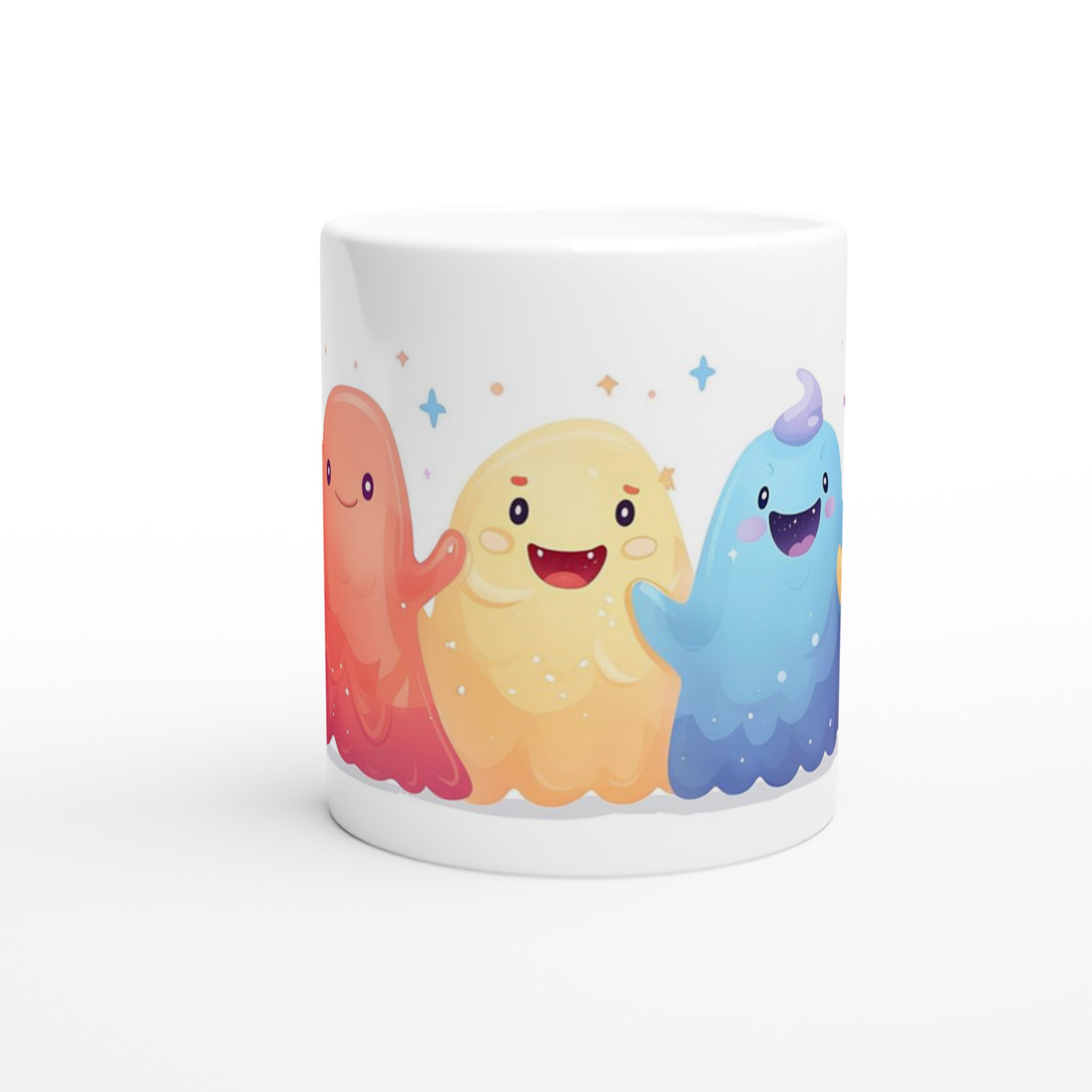 Färgglad 'Kawaii Monsters' Keramisk Mugg – 11oz, Perfekt för Lekfulla Kaffestunder i Valfri Färg! 8 e727cee5-e02f-482a-b757-4dc8f6a93ba3