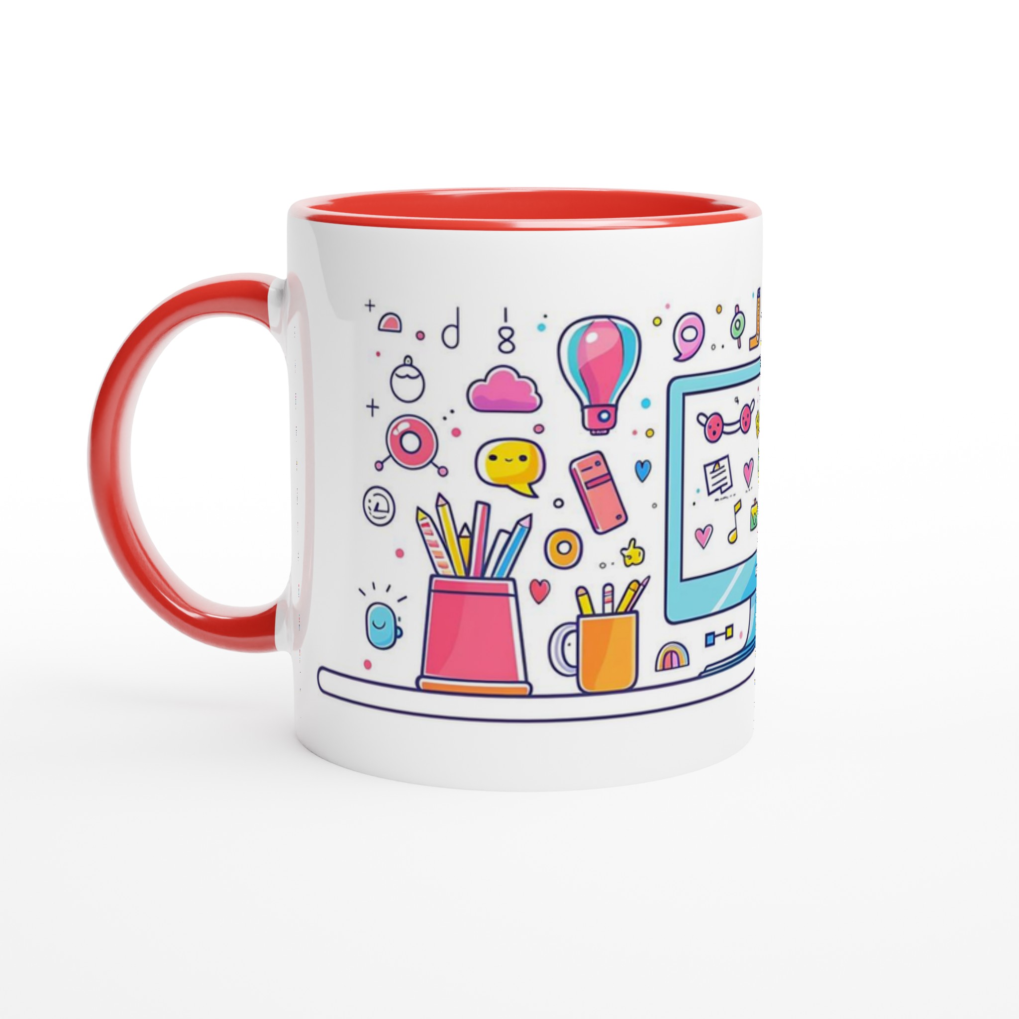Kreativ Arbetsplats Mugg: Din Inspirationskälla i 7 Lekfulla Färger – 11oz Keramikmugg 2 e72de359-2b14-4bf3-a988-951c6cb52f9b