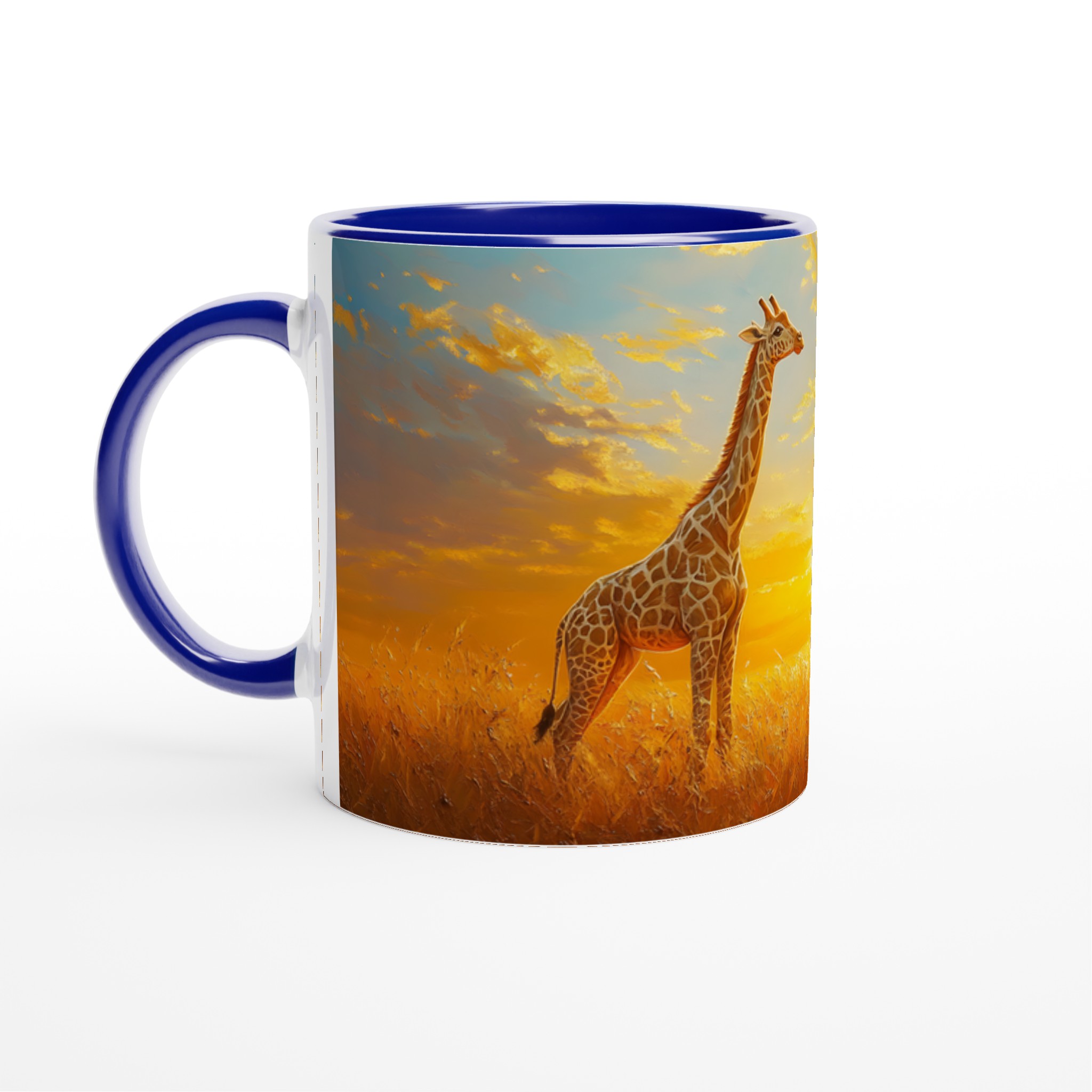 Giraff i Solnedgång – 11oz Keramikmugg, Välj Din Färg! 2 e7a58f1c-77ca-4acc-8a9c-8ebfe099629a