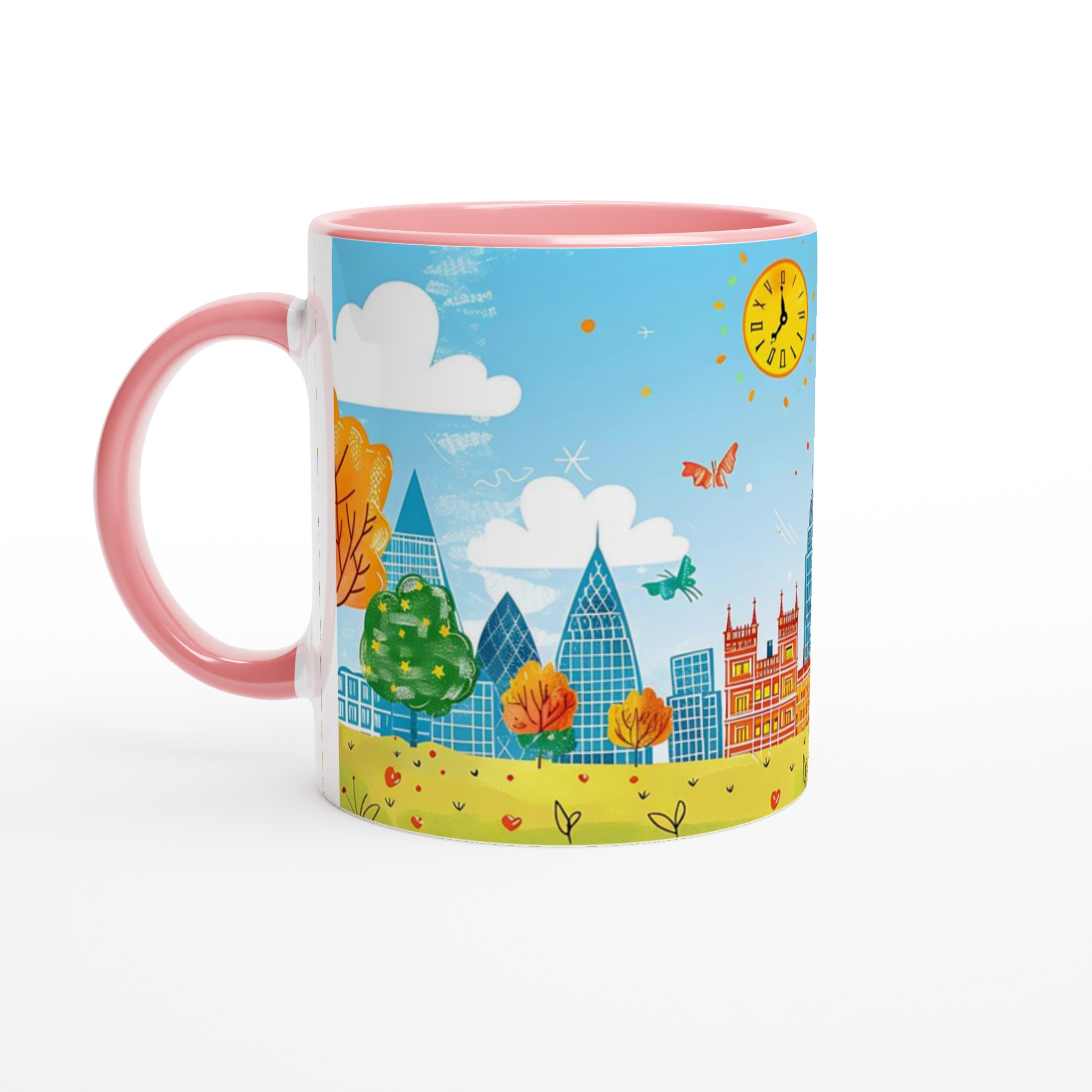 London Landscape Kaffemugg – Färgstark, Lekfull Stadssiluett i Premium Keramik – Välj Din Favoritfärg! 6 e7b66b8a-362a-40a0-b296-80895d73ca0f