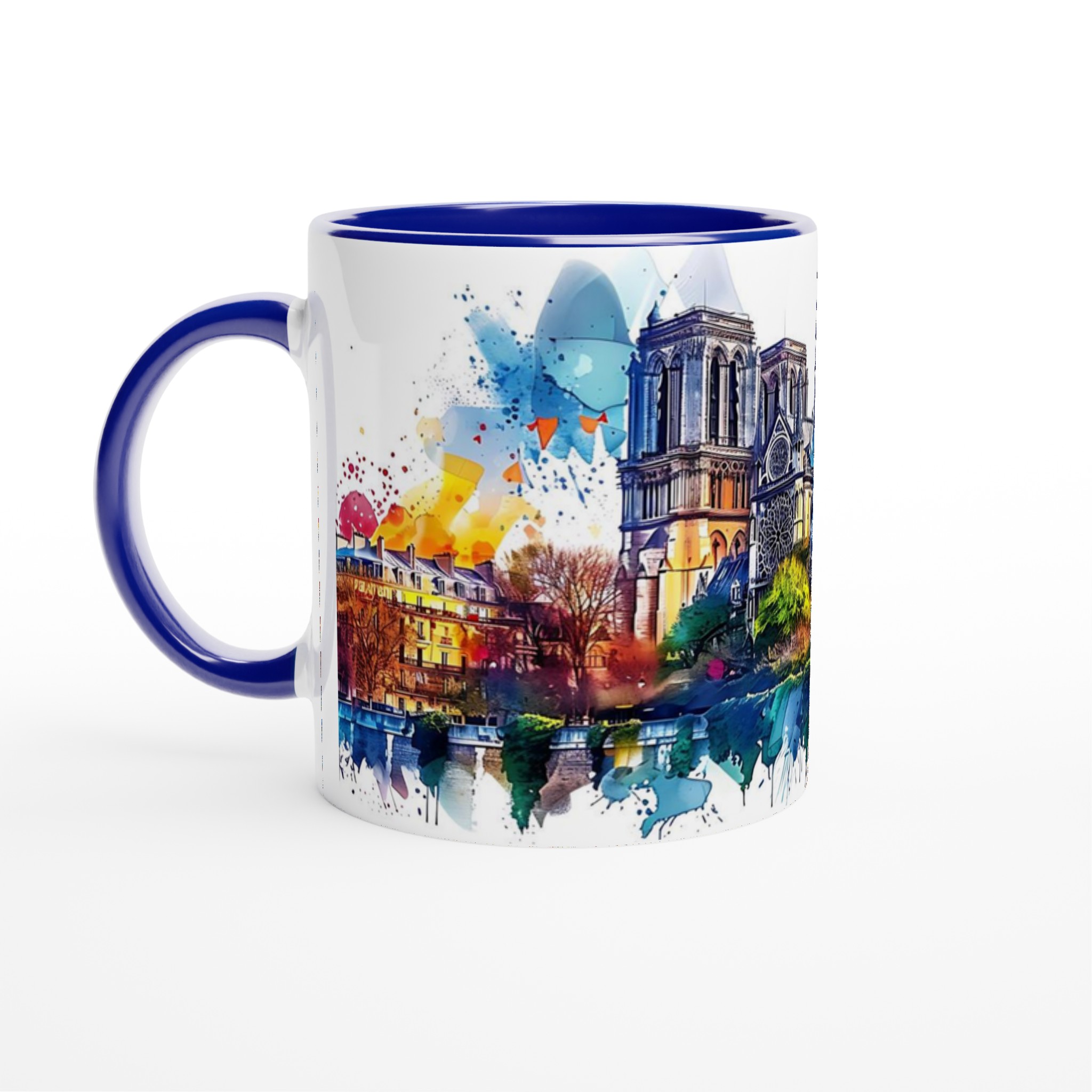 Färgsprakande Notre Dame Mugg – Akvarell Konstverk för Kaffeälskaren i 7 Nyanser 4 e7d5cea3-e2b1-4d3d-84e1-8d6cf0792e06