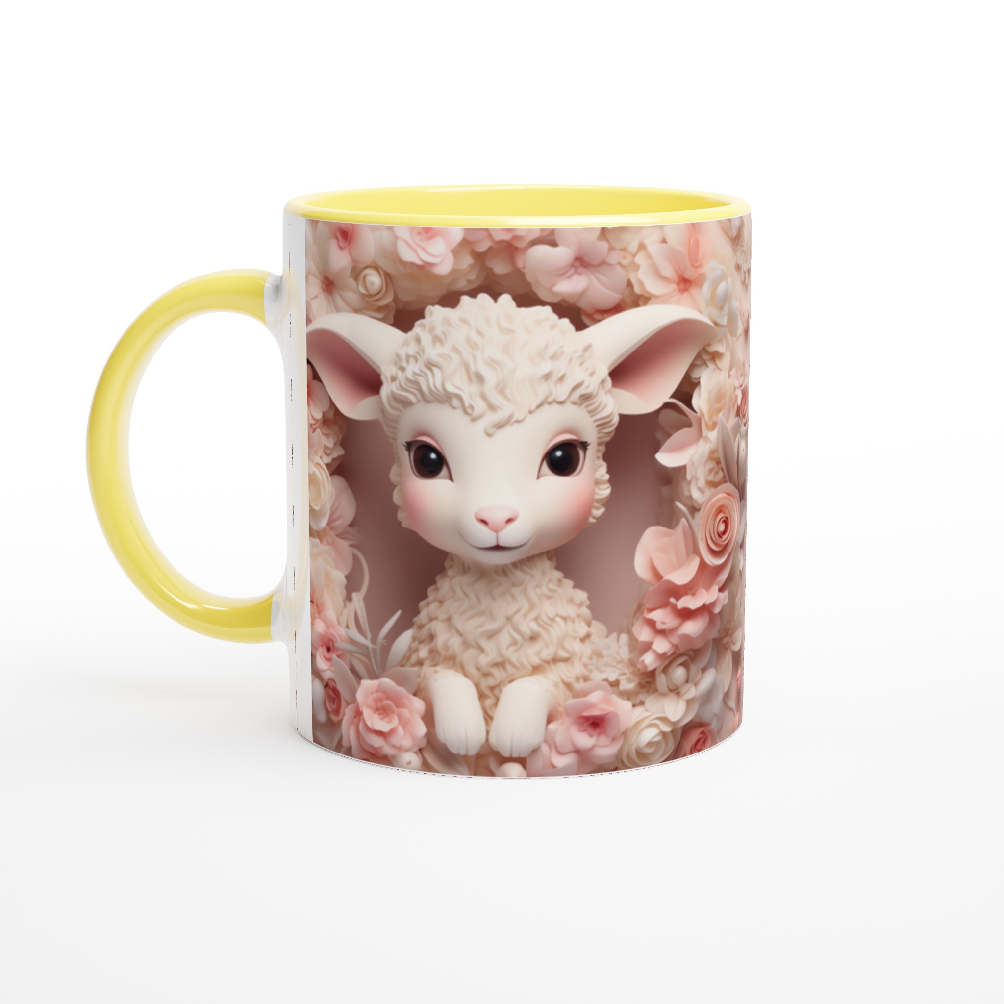 Söt Lamm Mugg – Charmig Keramikmugg för Barn & Vuxna i Pastellfärger, 11oz 5 e7e060ac-4454-476e-beb5-04ed347abb34