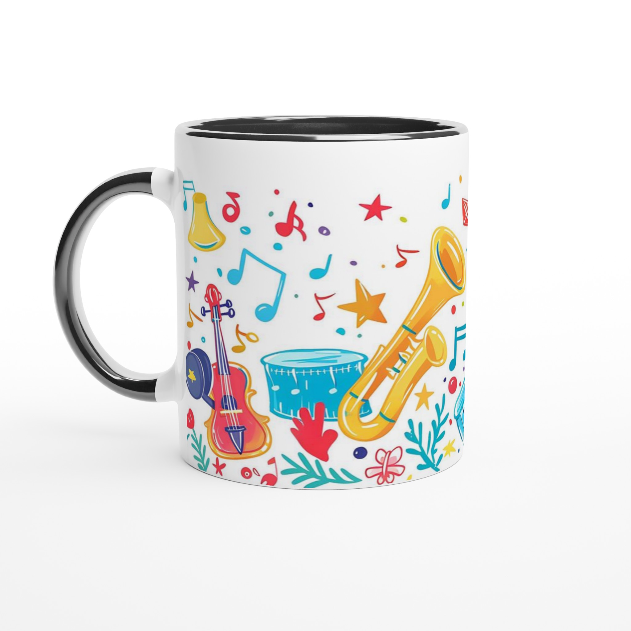 Musikalisk Magi Keramikmugg – Färgglad Design för Kaffeälskare i 7 Levande Nyanser 7 e7ef79f0-7777-4905-b66f-8b4047fcab3a