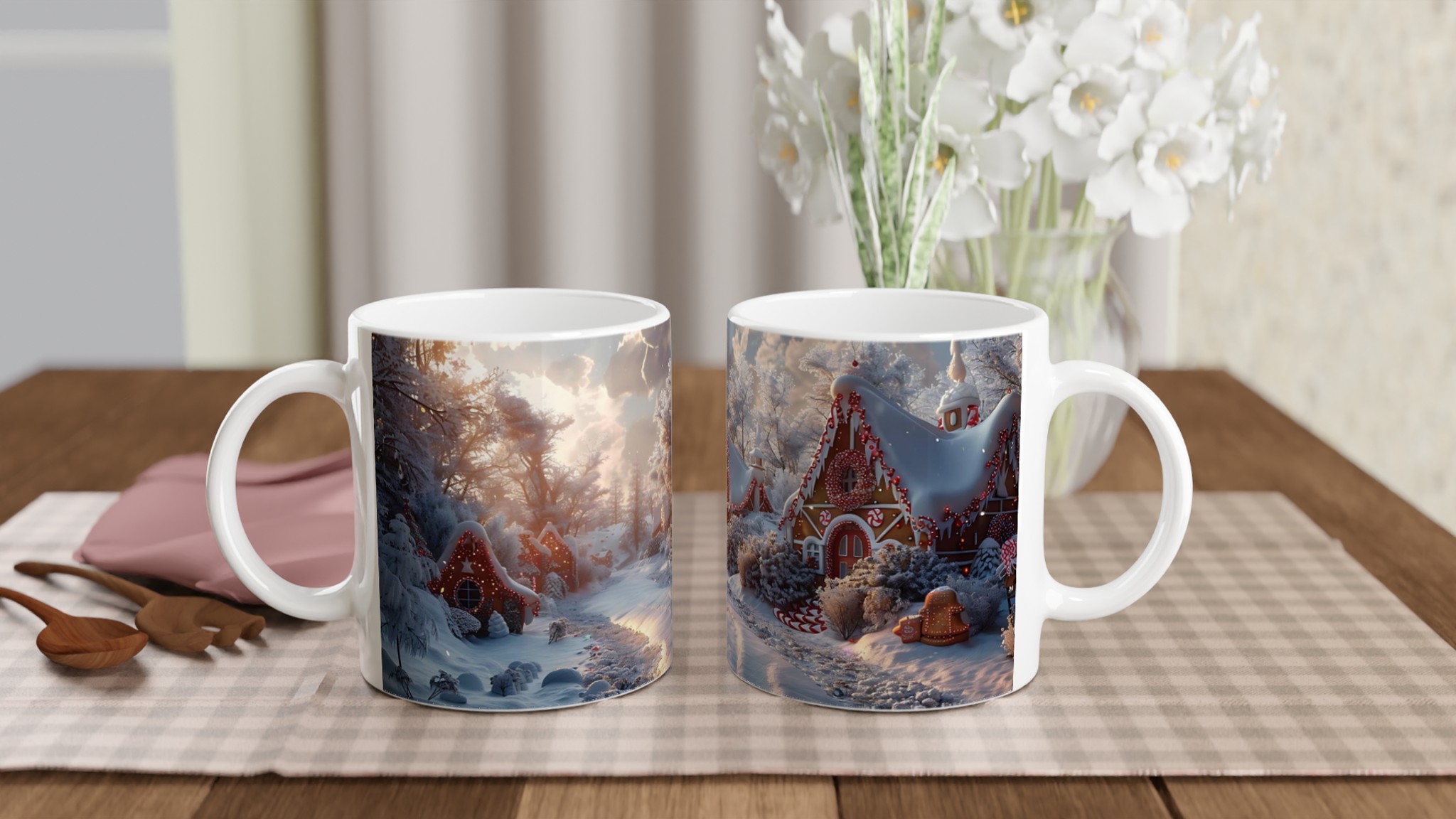 Vinter Saga: Pepparkakshus Keramikmugg - Skapa din Julmagi med 7 Färgval! 10 e7f045e7-fcb2-485e-983a-bc0dacea5376