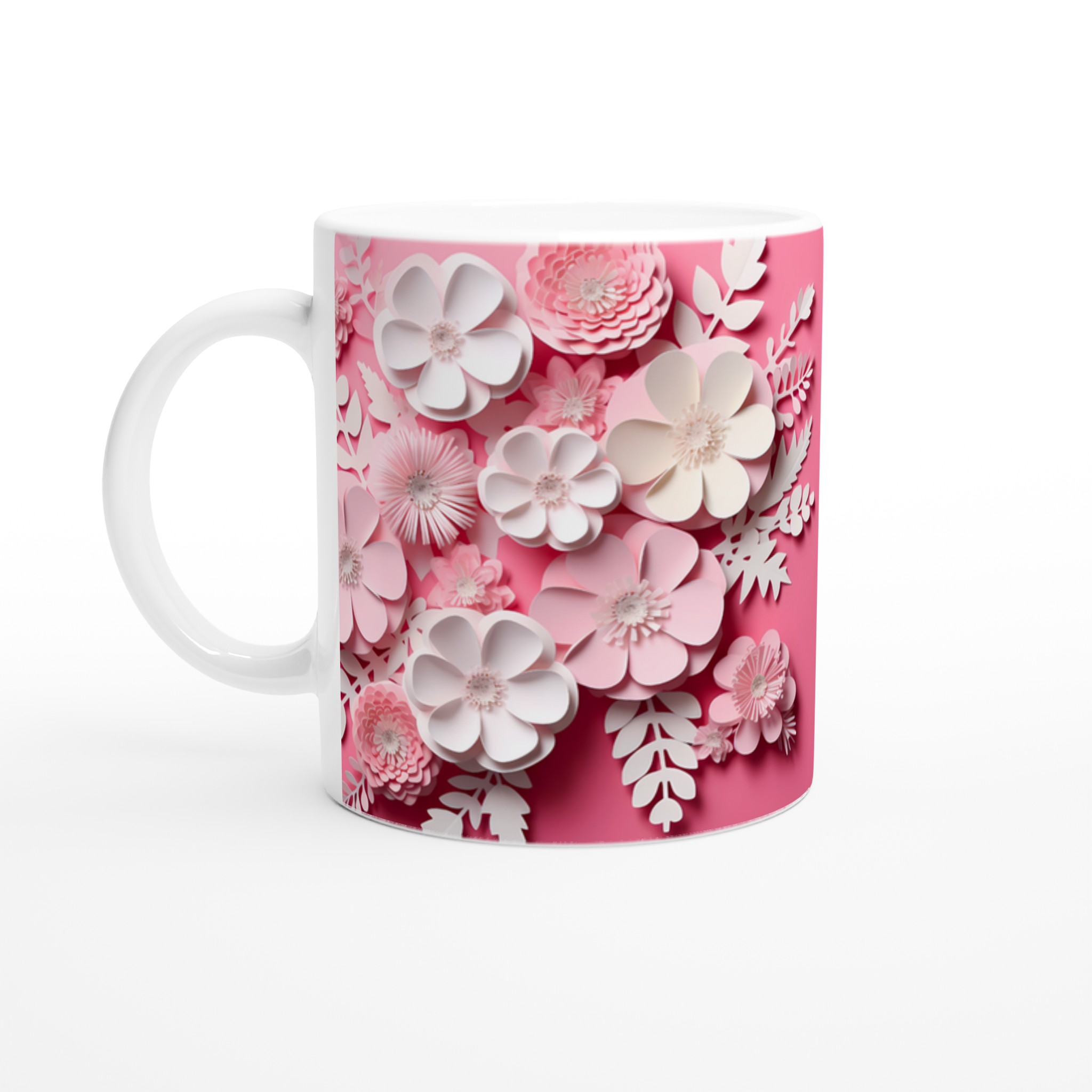 Pastellblomster Mugg - 11oz Keramikmugg i din Favoritfärg 1 e852e227-4116-4b89-96f9-e11885b2c794