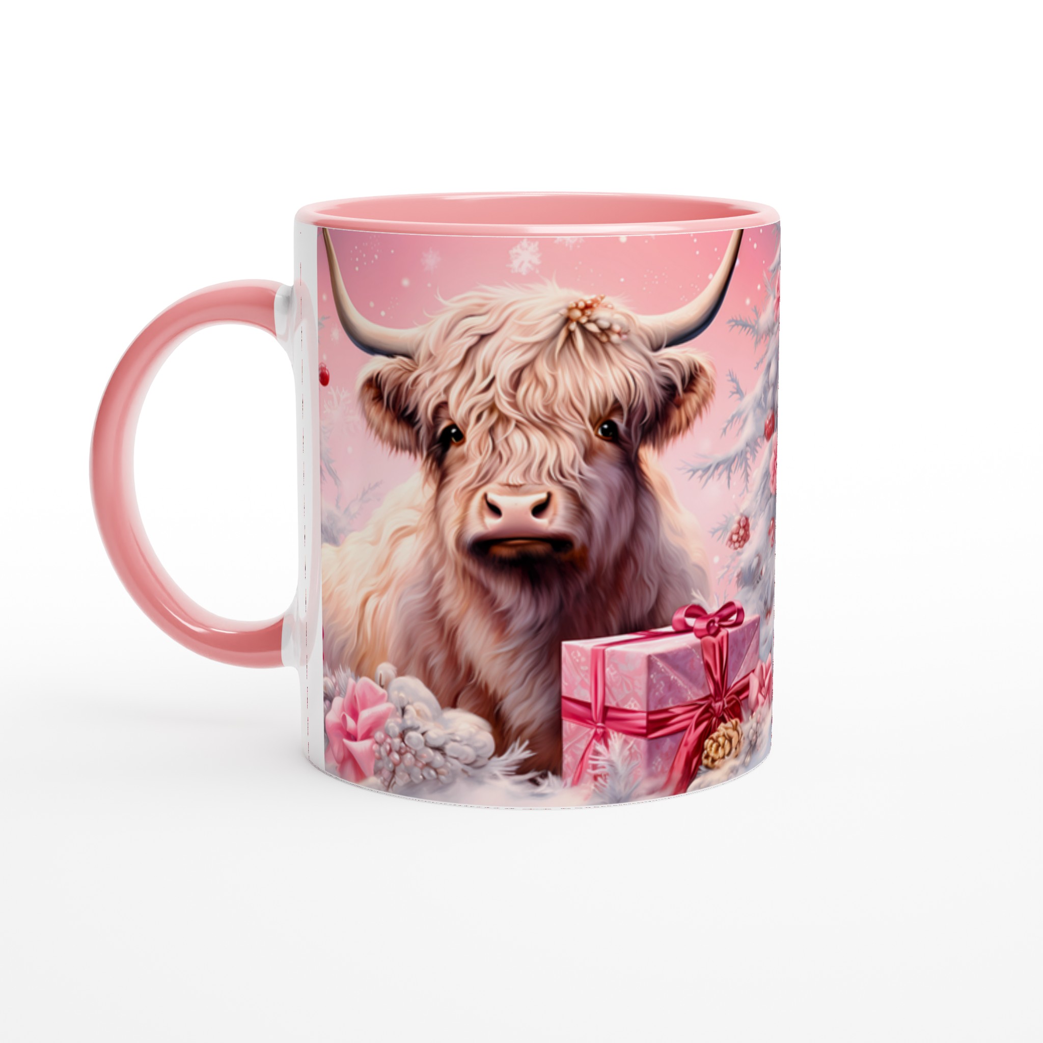 Mysig Vinterfjällko Mugg - Rosa Juldröm i Keramik | 11oz Presentmugg i Flera Färger 6 e8ce02c7-fae5-48e3-bacc-8ea6169f47fd