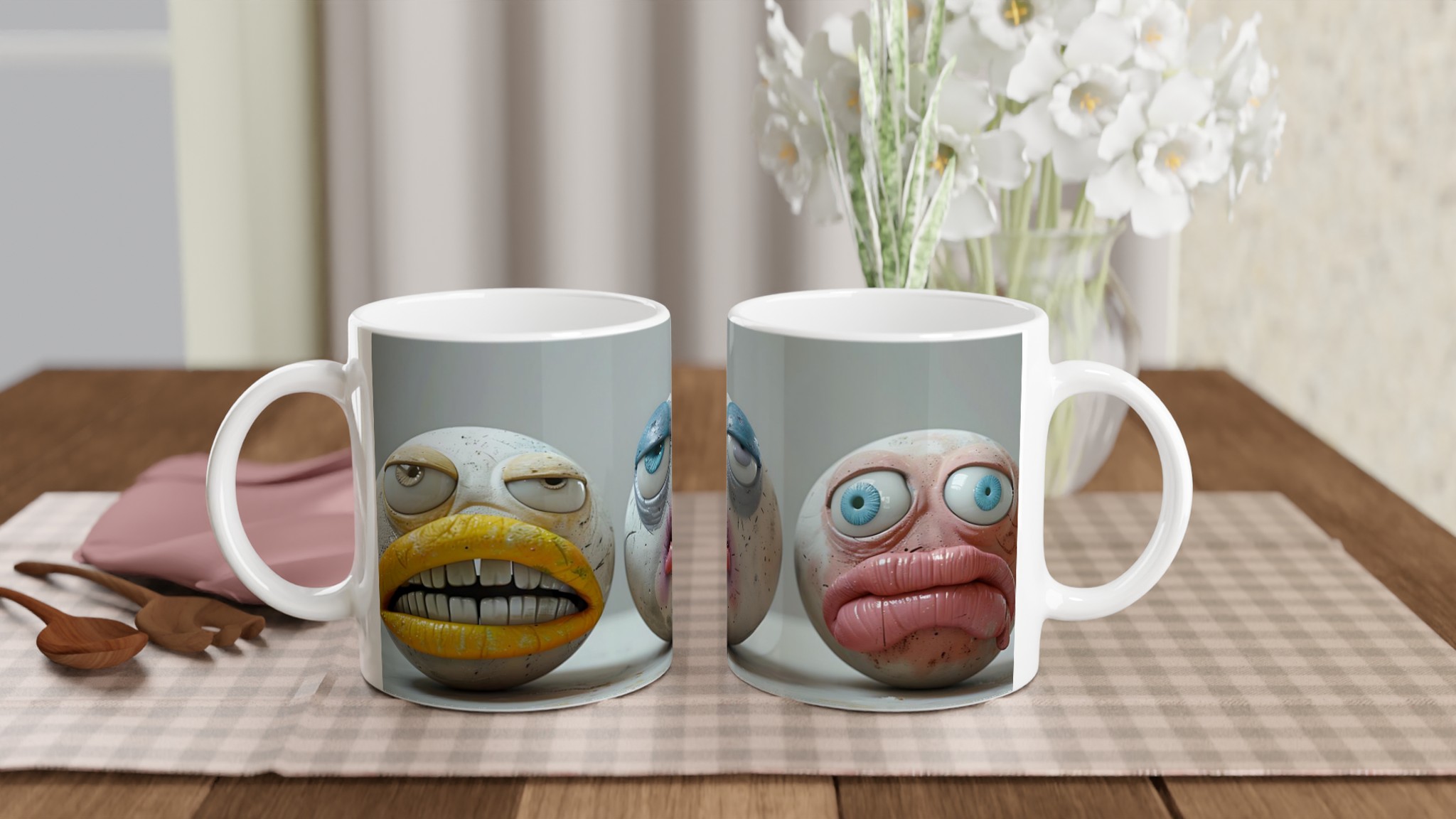 Humoristisk Emoticon Keramikmugg – Utforska vårt färgstarka sortiment av 11oz-muggar! 10 e8de8018-6c39-4040-9e73-6b5c650e2e1b