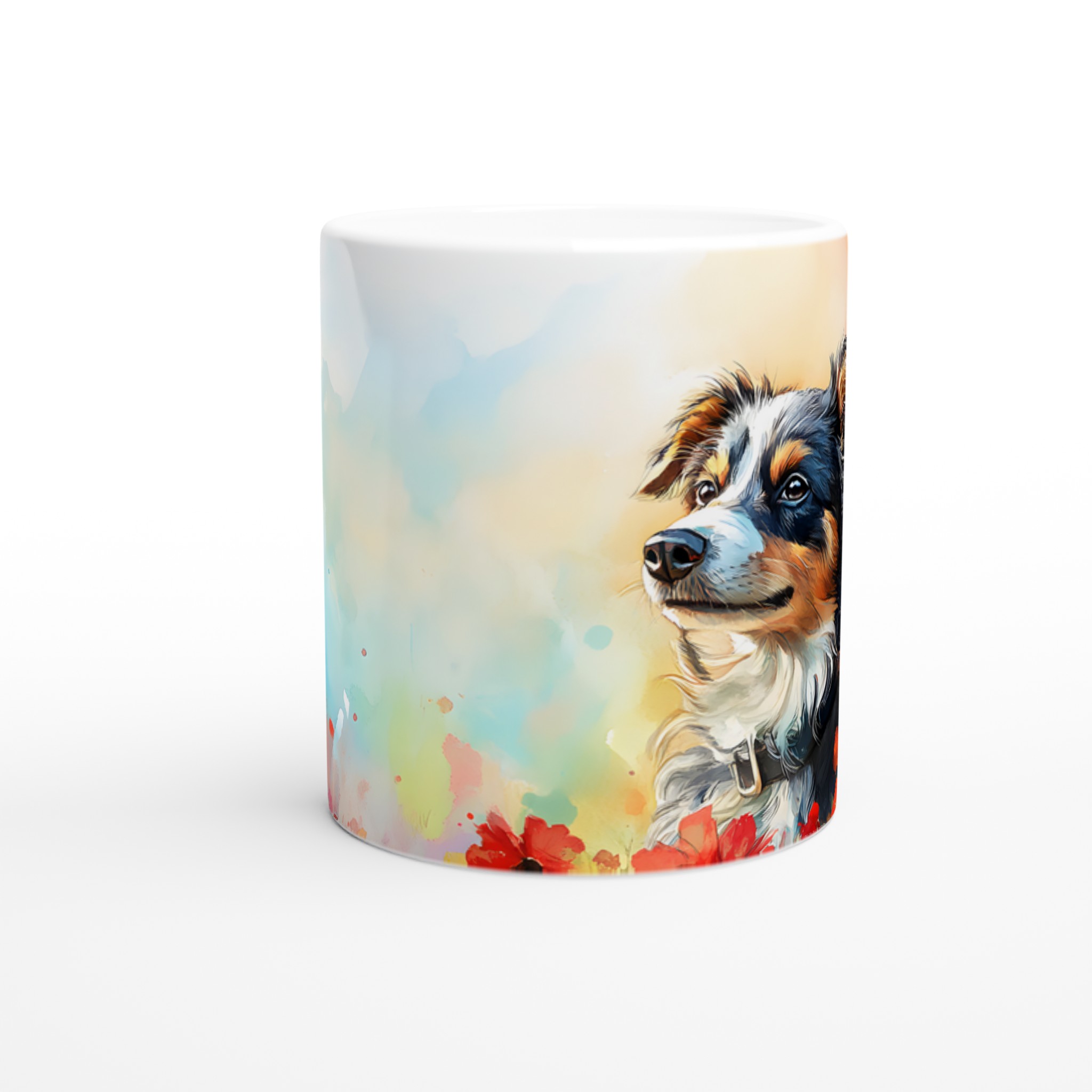 Charmig Hund i Akvarell – Premium 11oz Keramisk Mugg för Husdjursälskare & Konstentusiaster 8 e8ee8441-67be-4cae-afd1-3917bdc5b8c2
