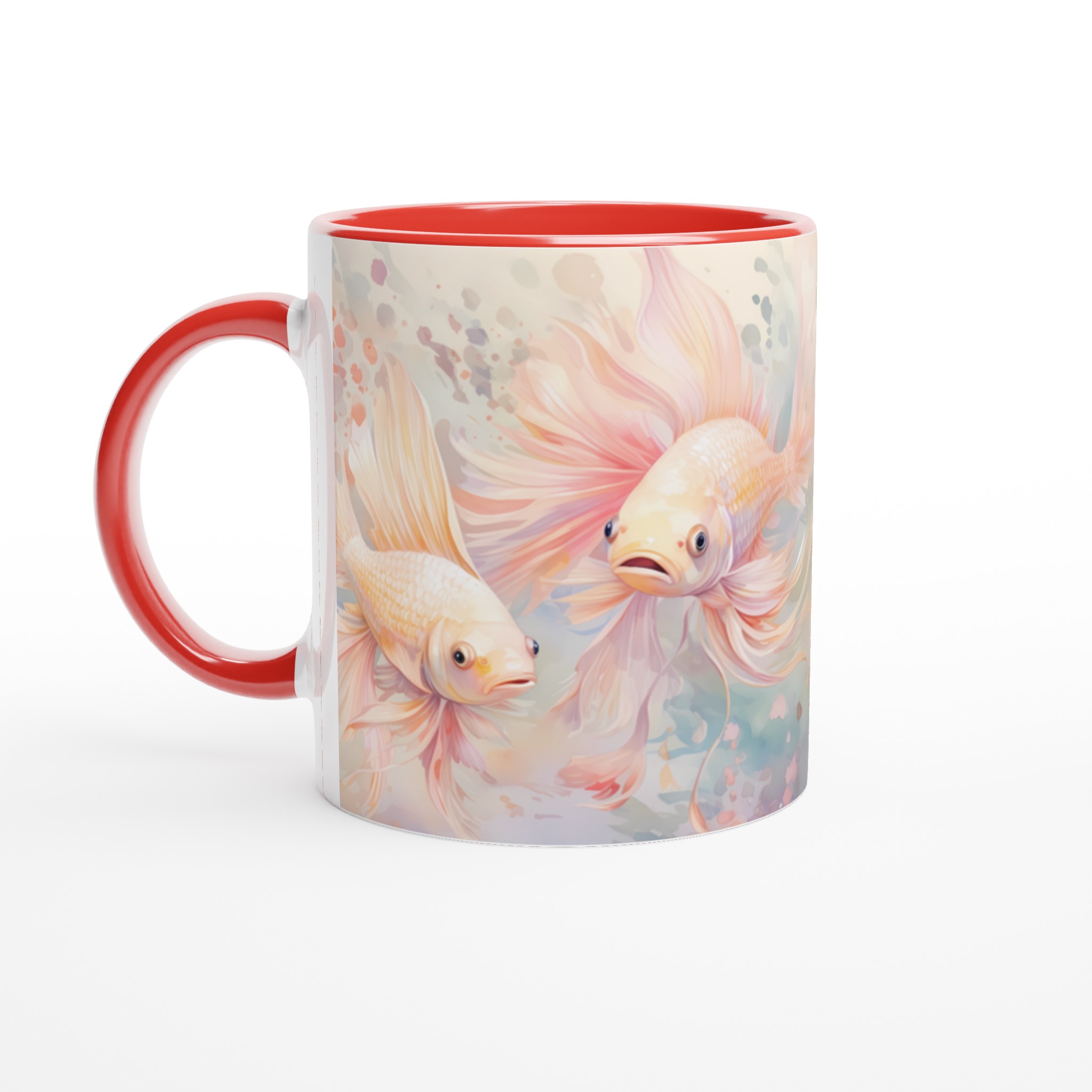 Zen Guldfisk Mugg – Drömlik Akvarell Keramikmugg i Valfri Färg, 11 oz 2 e92495a6-8d86-4f6d-a8a2-8f6d2b39751e