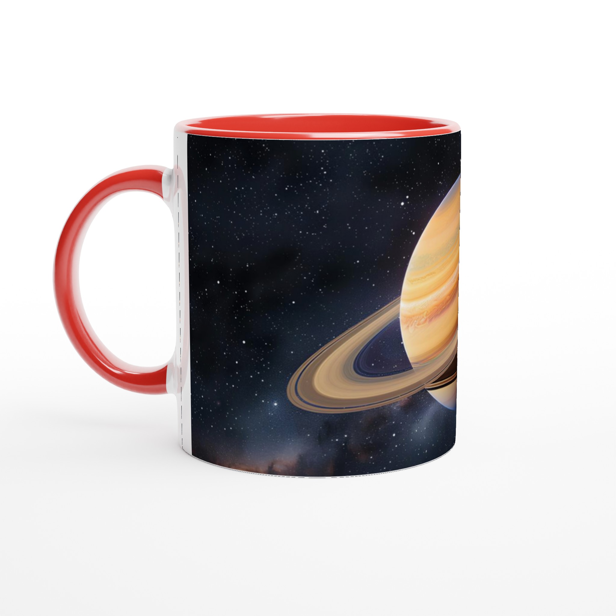Saturnus Kosmisk 11oz Keramisk Mugg – Drick ditt kaffe bland stjärnorna i åtta färger 2 e9538ff8-eb4b-453b-a3f3-6fdb614263bb