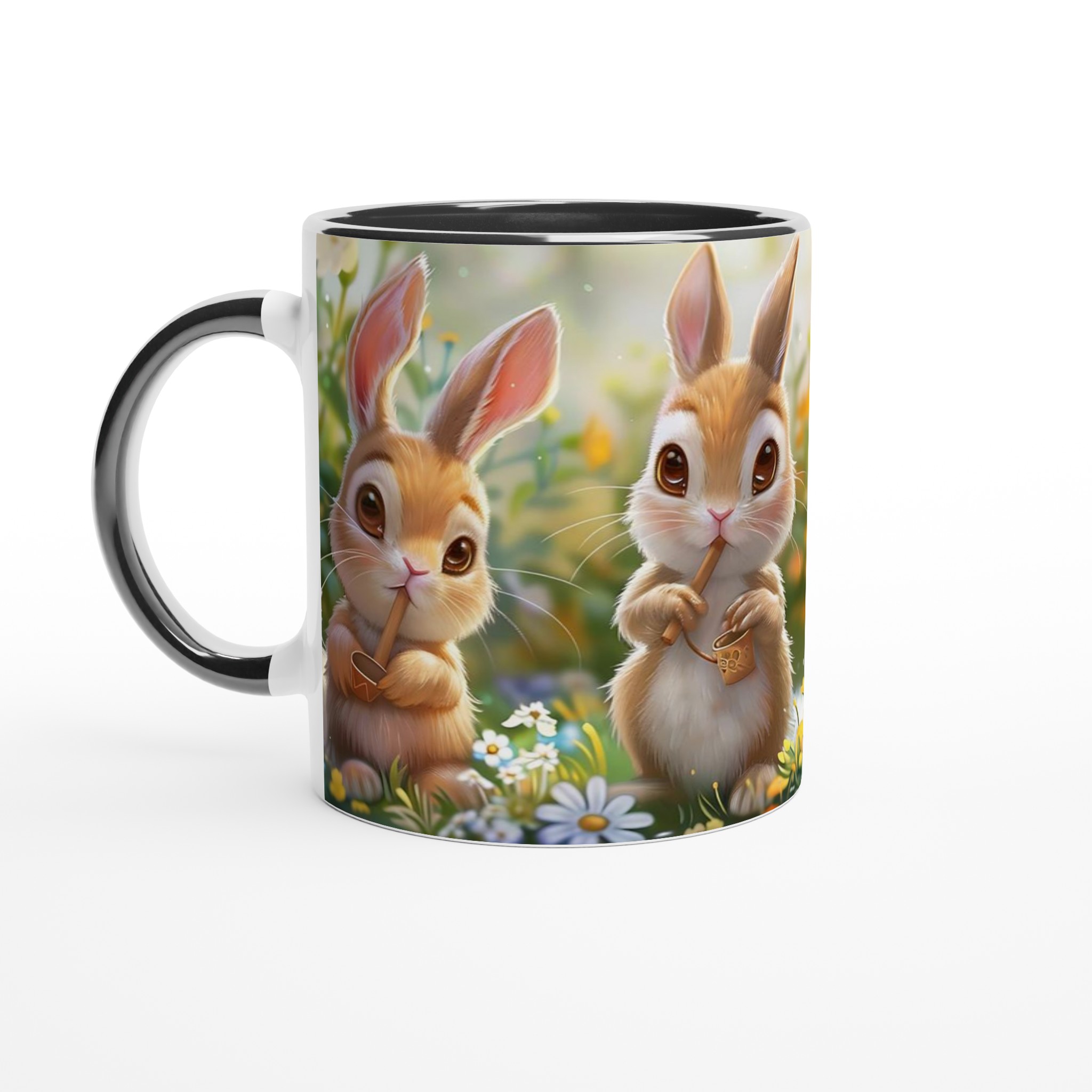 Påskens Sötaste Keramikmugg – Bedårande Kaniner och Vårblommor i 11 oz 7 e9895a1d-1e99-4ac0-8fb0-7521408a53eb