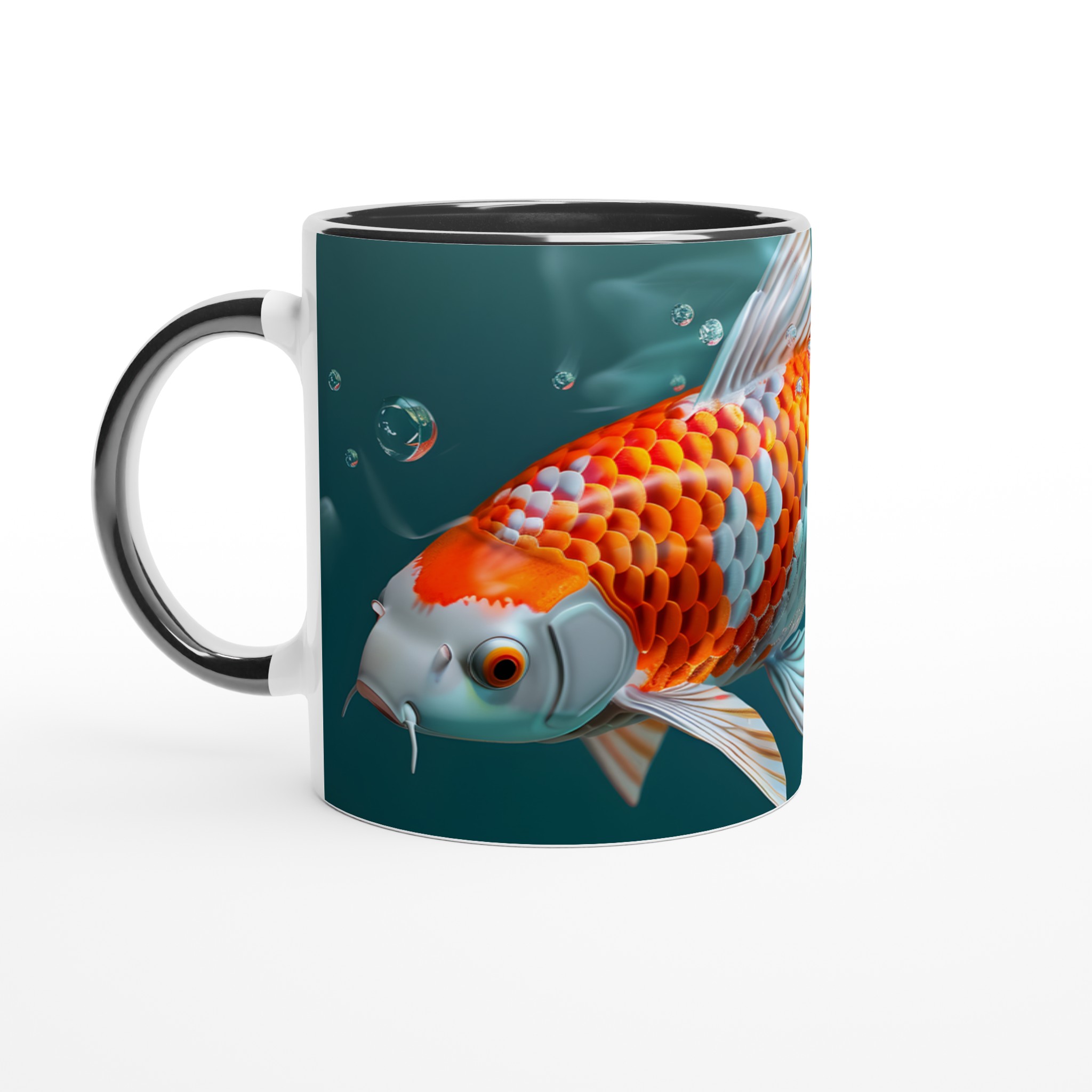 Koi Fisk 11oz Keramisk Mugg – Konstfull Design för Kaffeälskare, Välj Din Färg! 8 e9a42620-d223-4ce6-9c1b-ff887aa4a686