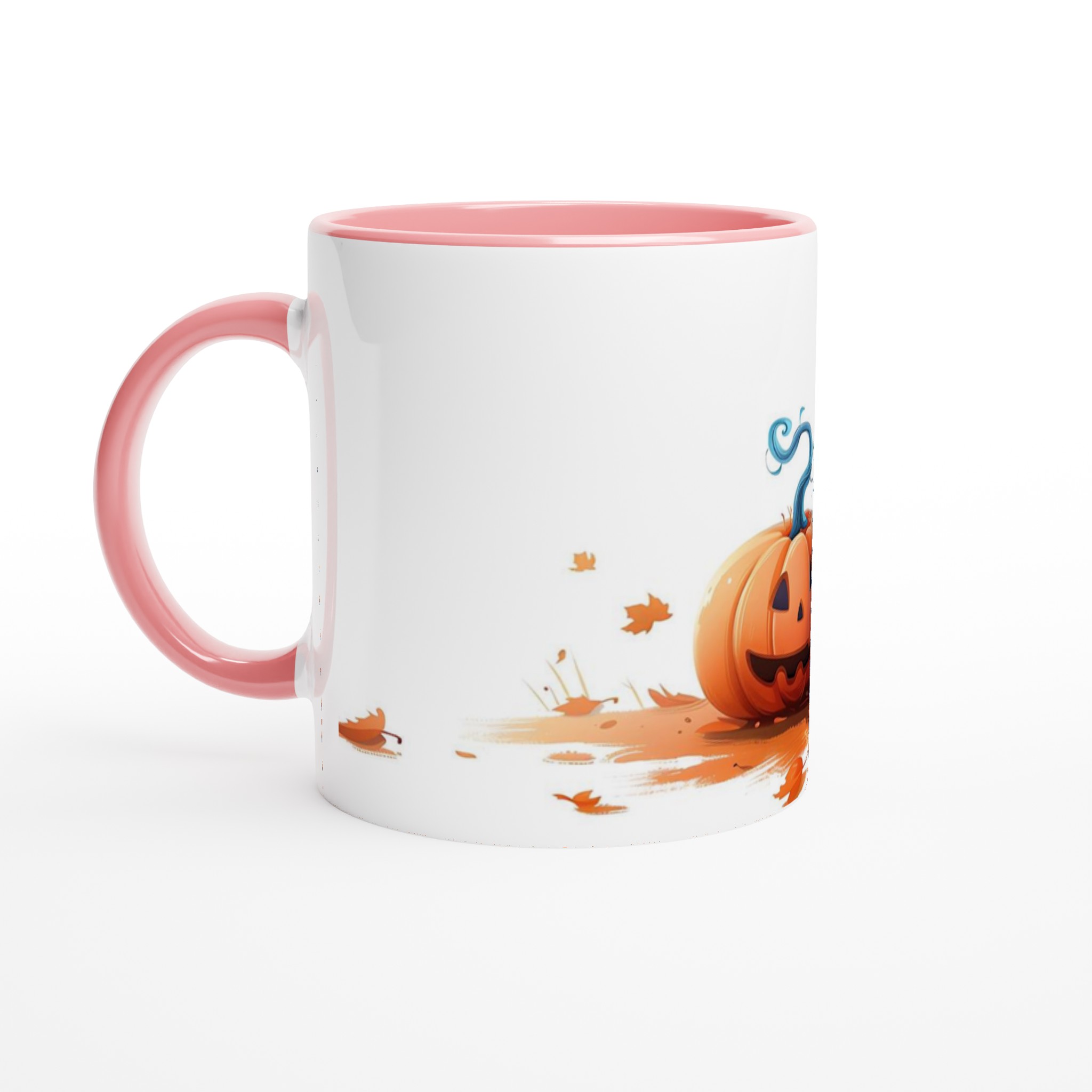 Busig Halloween Mugg: Sött Spöke & Pumpa – Välj Färg! 6 e9c91ff9-8755-4188-a4a5-e6798630b32f