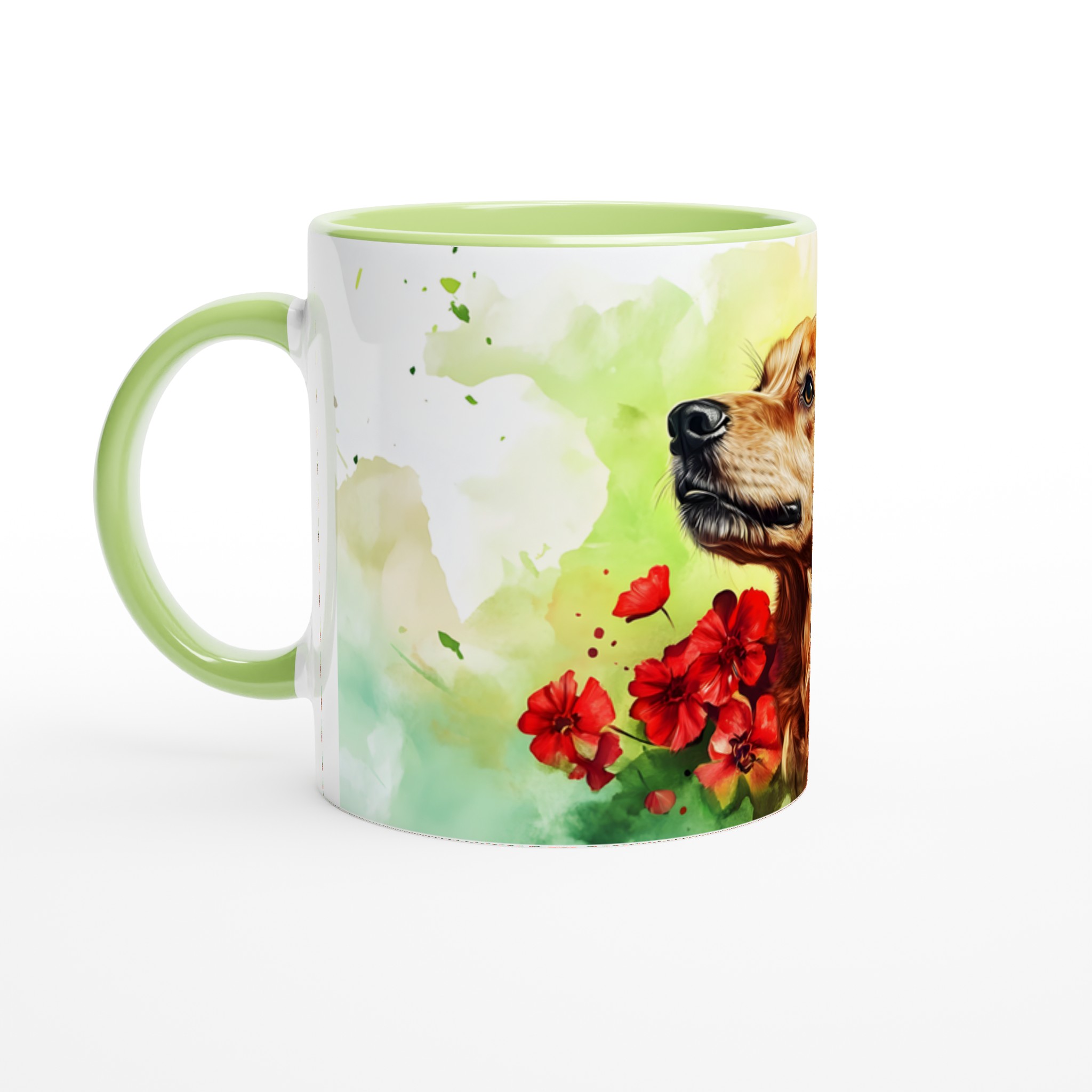 Färgsprakande Golden Retriever Keramikmugg – Perfekt för Hundälskaren i Valfri Färg! 7 ea1bf29d-b5a1-47e3-84f6-a4a7819d0f6a